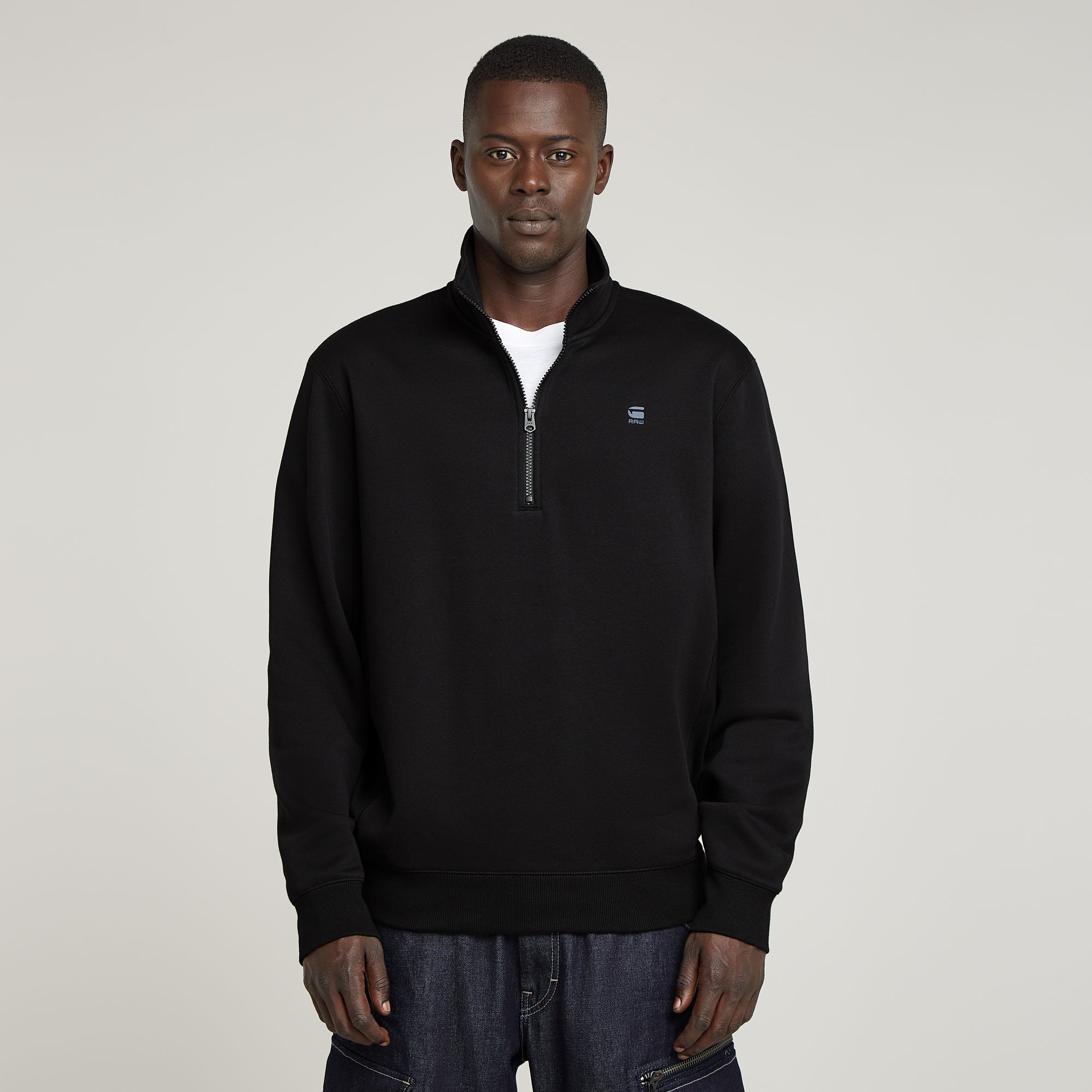 G-STAR Sweatshirt "Premium Core Half Zip", mit Stehkragen günstig online kaufen