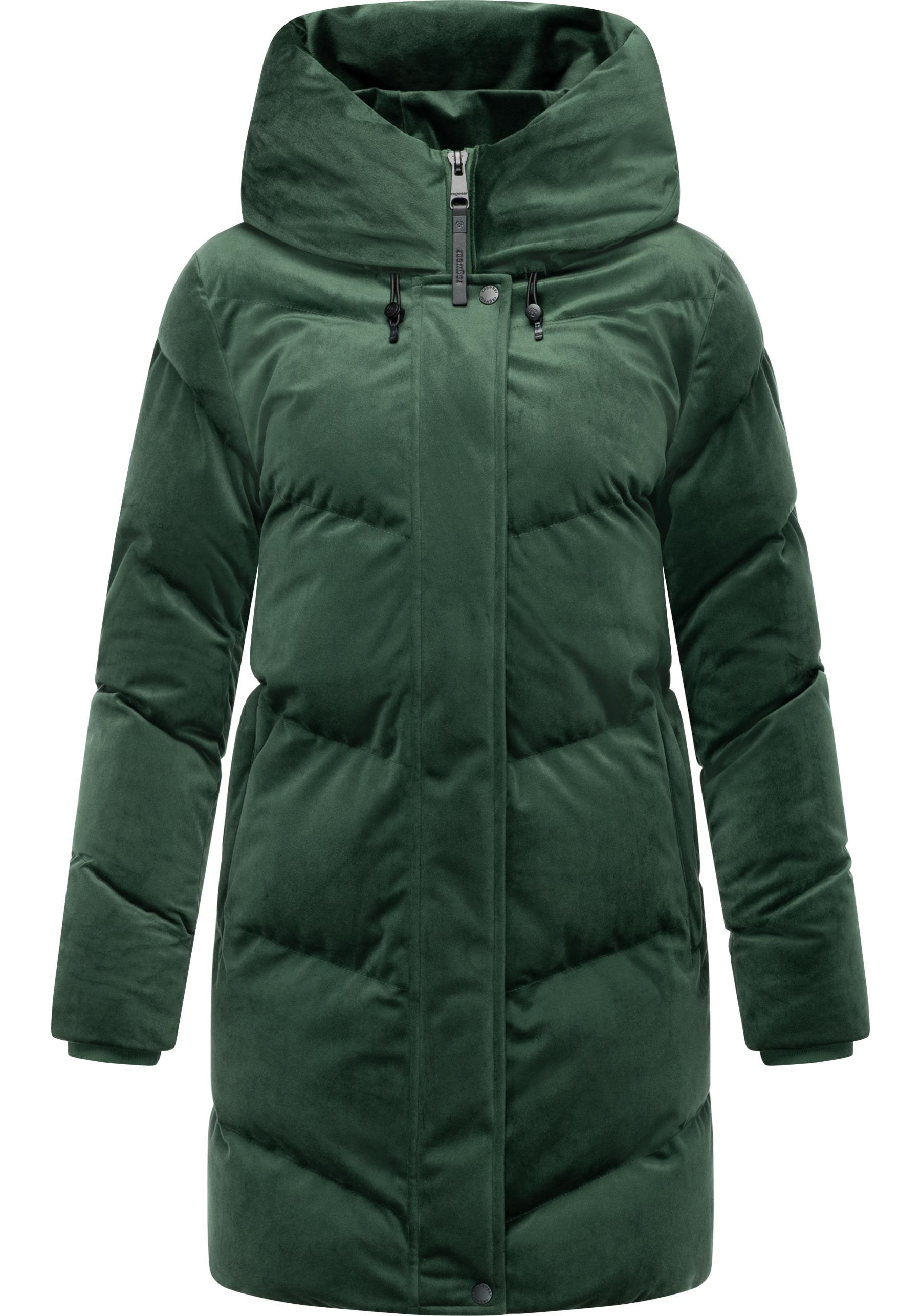 Ragwear Kurzmantel "Avelin Velvet YOUMODO" Teddy-Mantel aus kuscheligem Sam günstig online kaufen