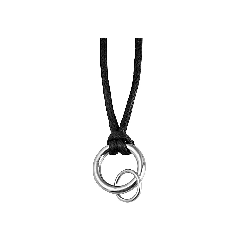 Kette ohne Anhänger ADELIA´S "Damen Halskette aus Textil 60 cm", schwarz, Halsketten, Damen, 60cm, Perfekt als Geschenk für besondere Menschen