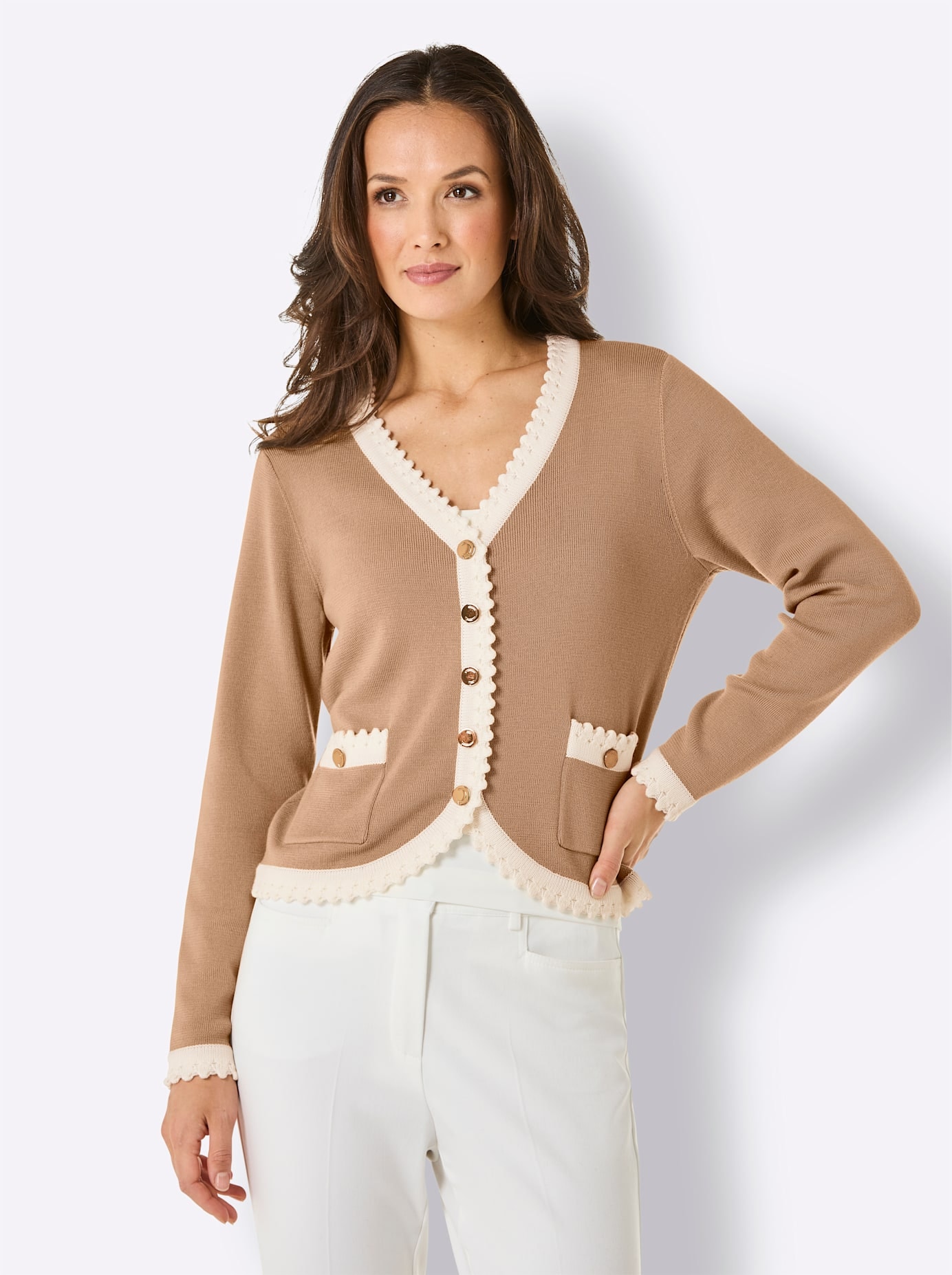 CREATION L PREMIUM Strickpullover »Merino-Pullover«