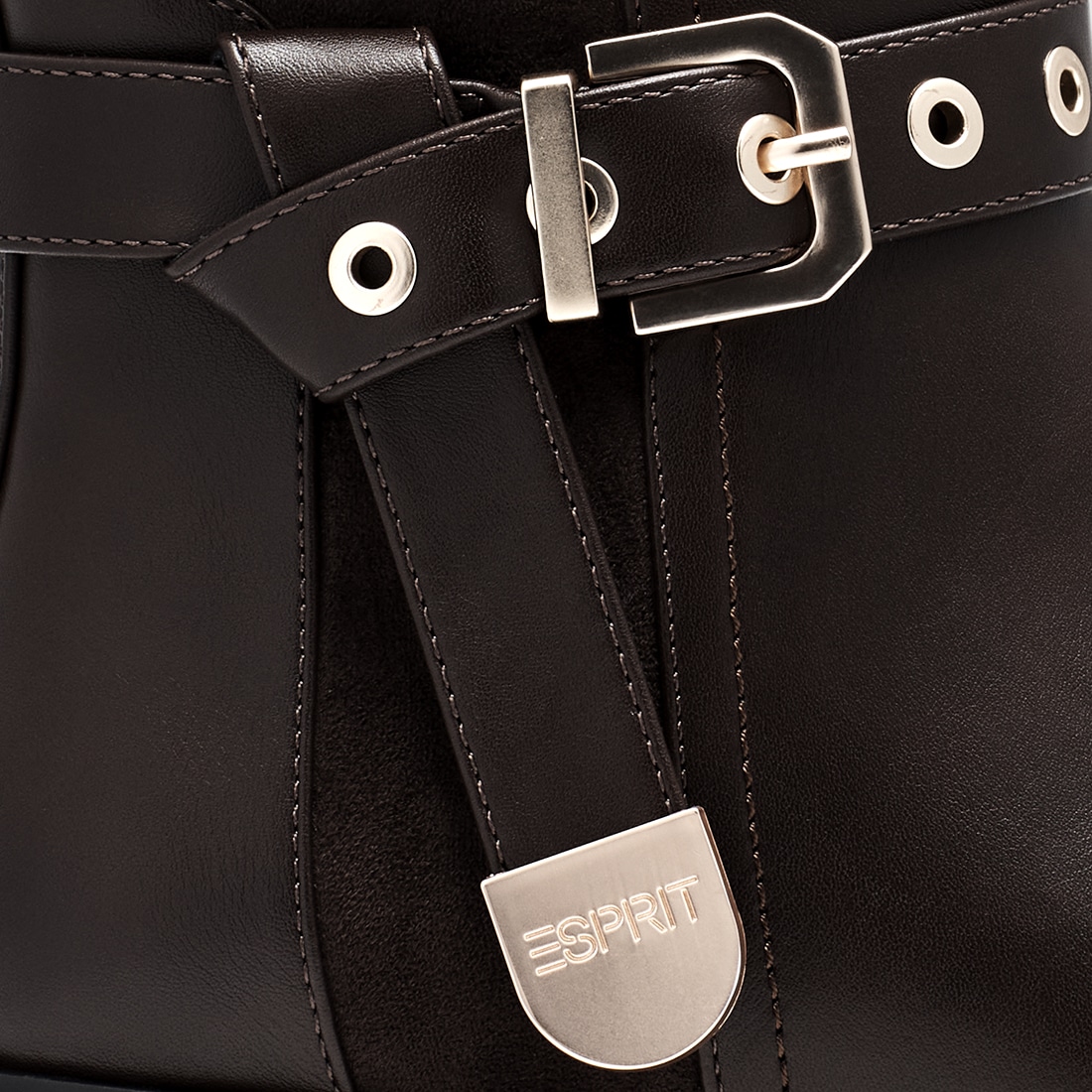 Esprit Stiefelette »LILLI«  Ankleboots mit modicher Zierschnalle und Reißverschluss