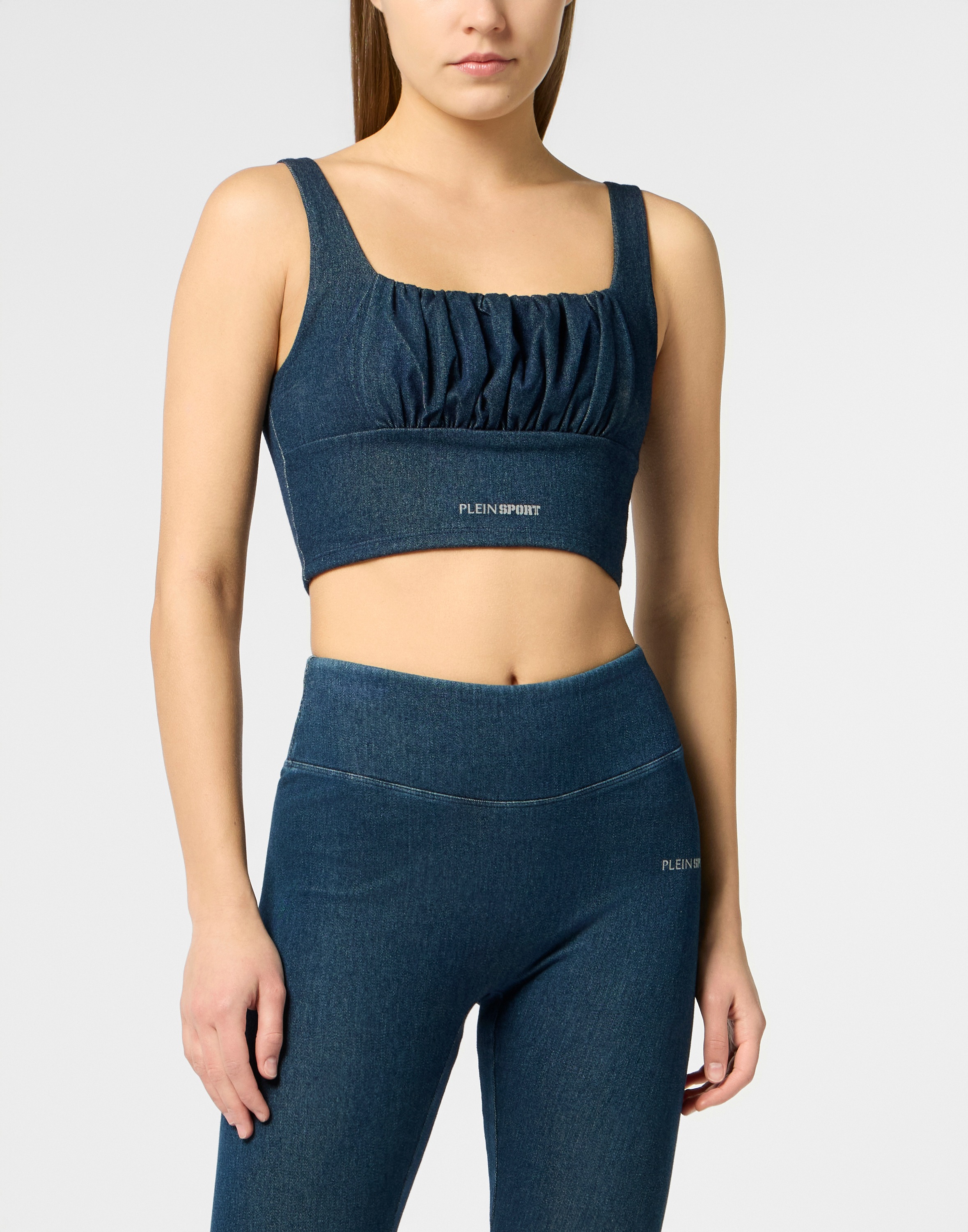PLEIN SPORT Lauftop »Top Denim Touch PS«