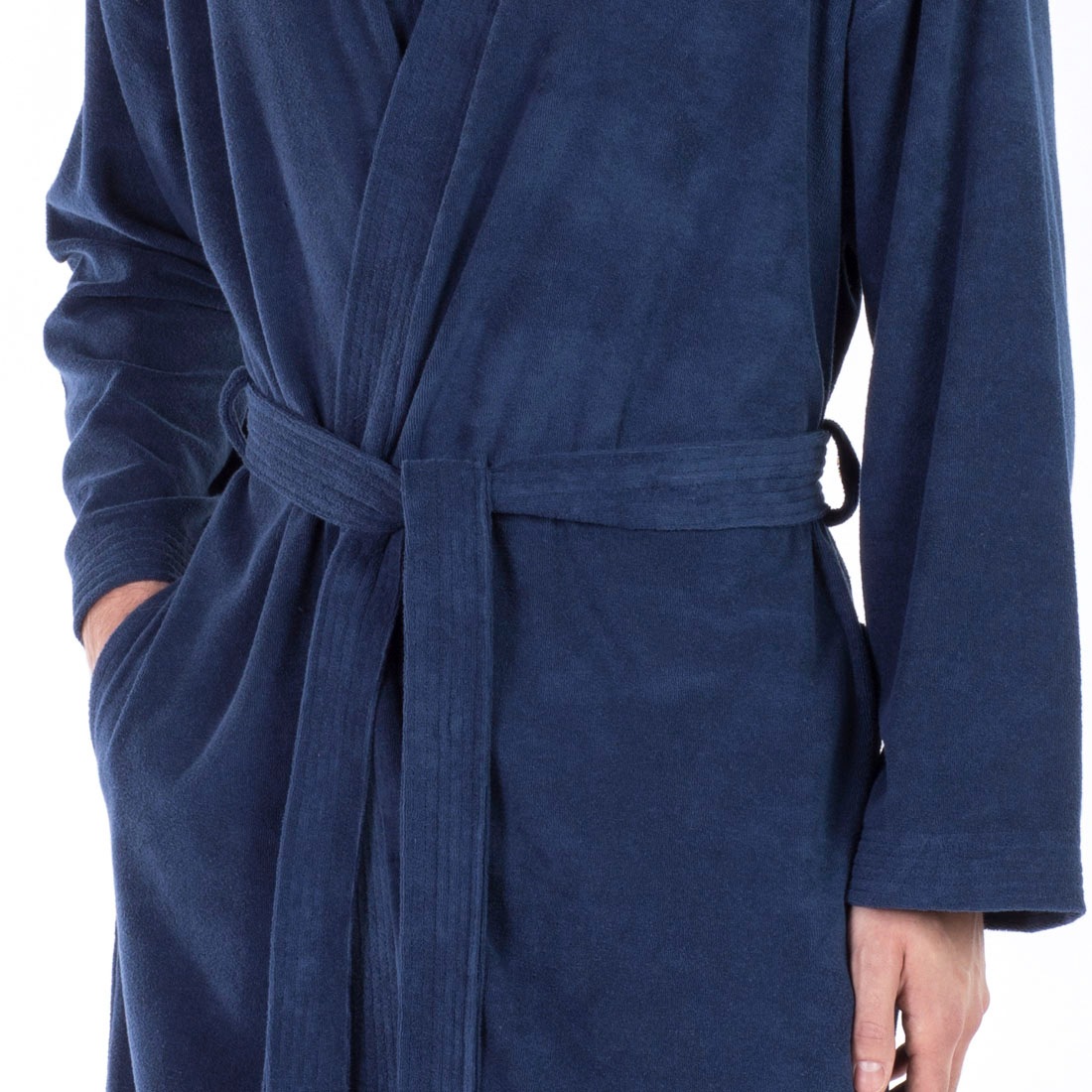 Thumbnail - framsohn frottier Bademantel "Leichter Bademantel Herren" Besonders leichter Jerseybademantel