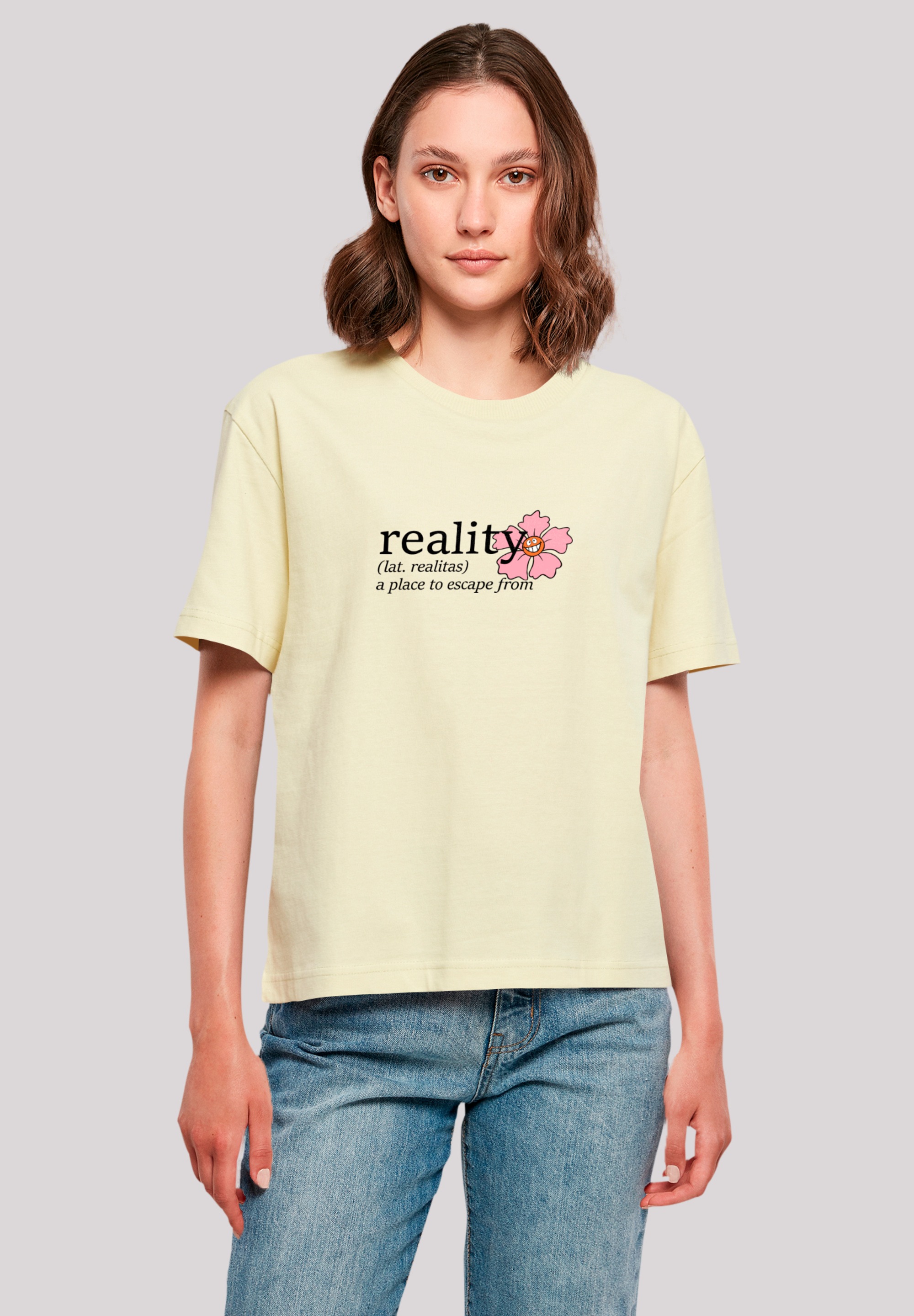 T-Shirt »Alice im Wunderland Reality«, Nostalgie, Retro Print, Kinderserie