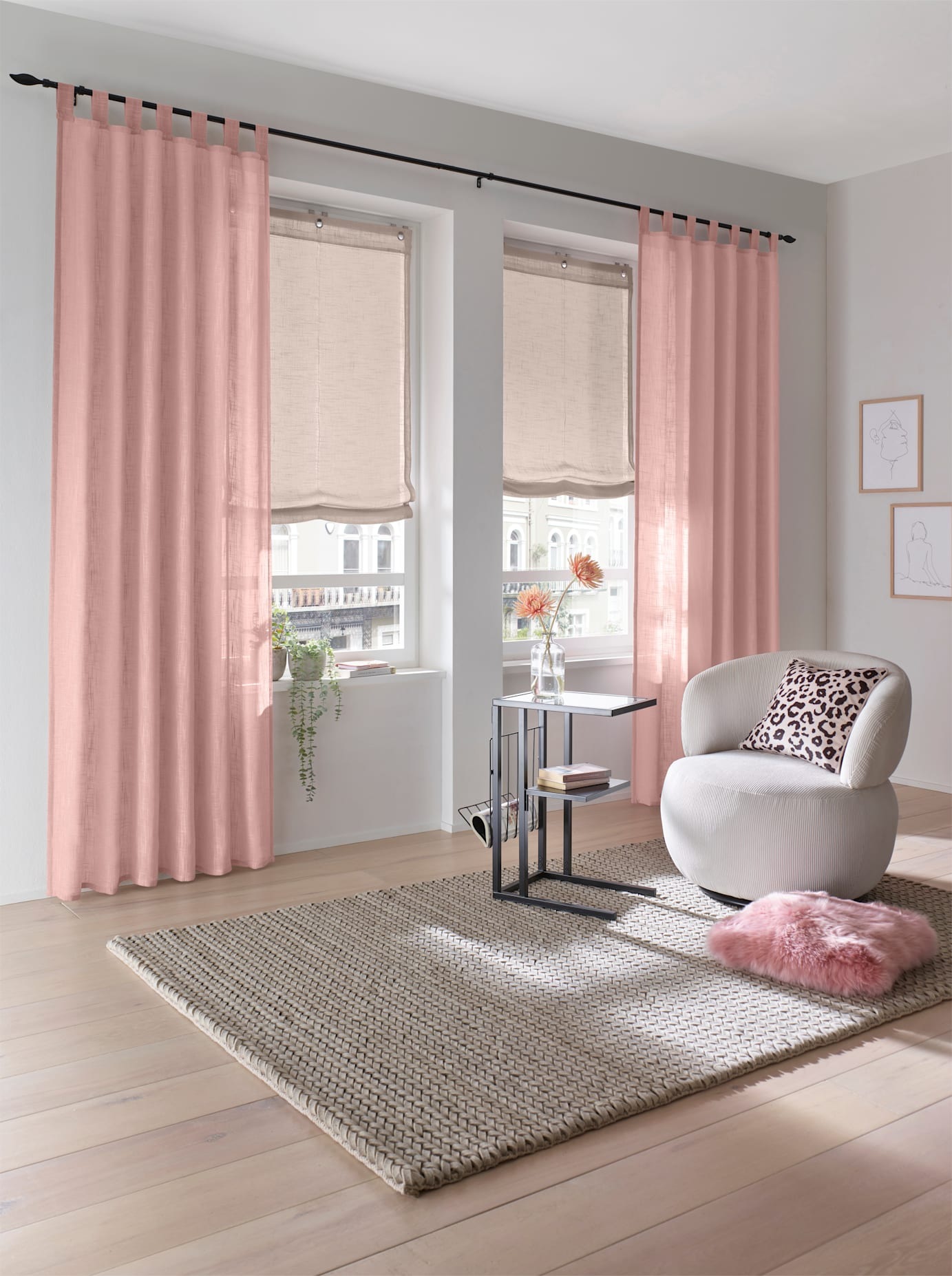 heine home Gardine Schlaufen 1 Stk. tlg. günstig online kaufen