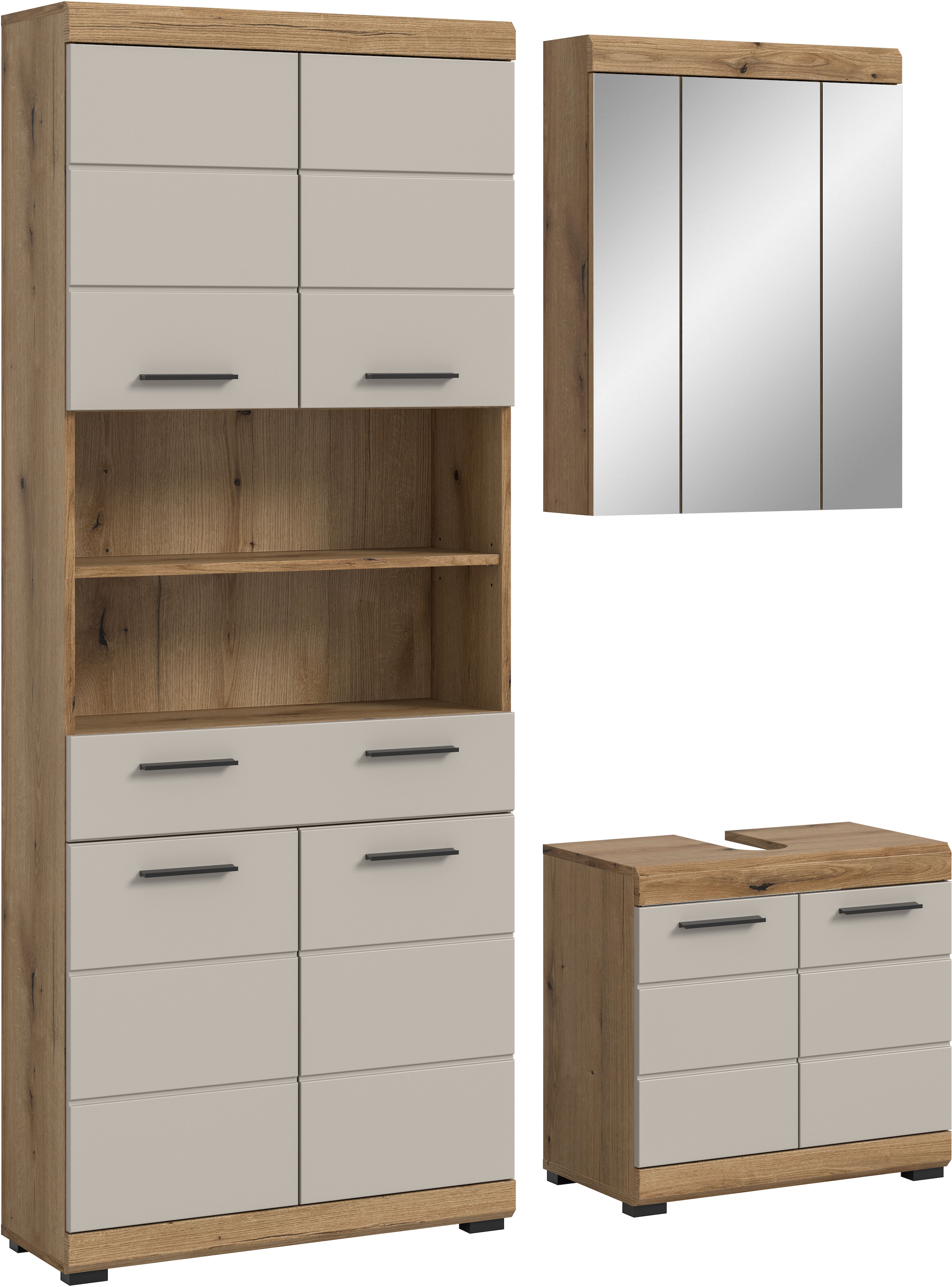 INOSIGN Badmöbel-Set "SIENA, TOPSELLER, Breite 149cm, 3-teiliges Set", (Set günstig online kaufen