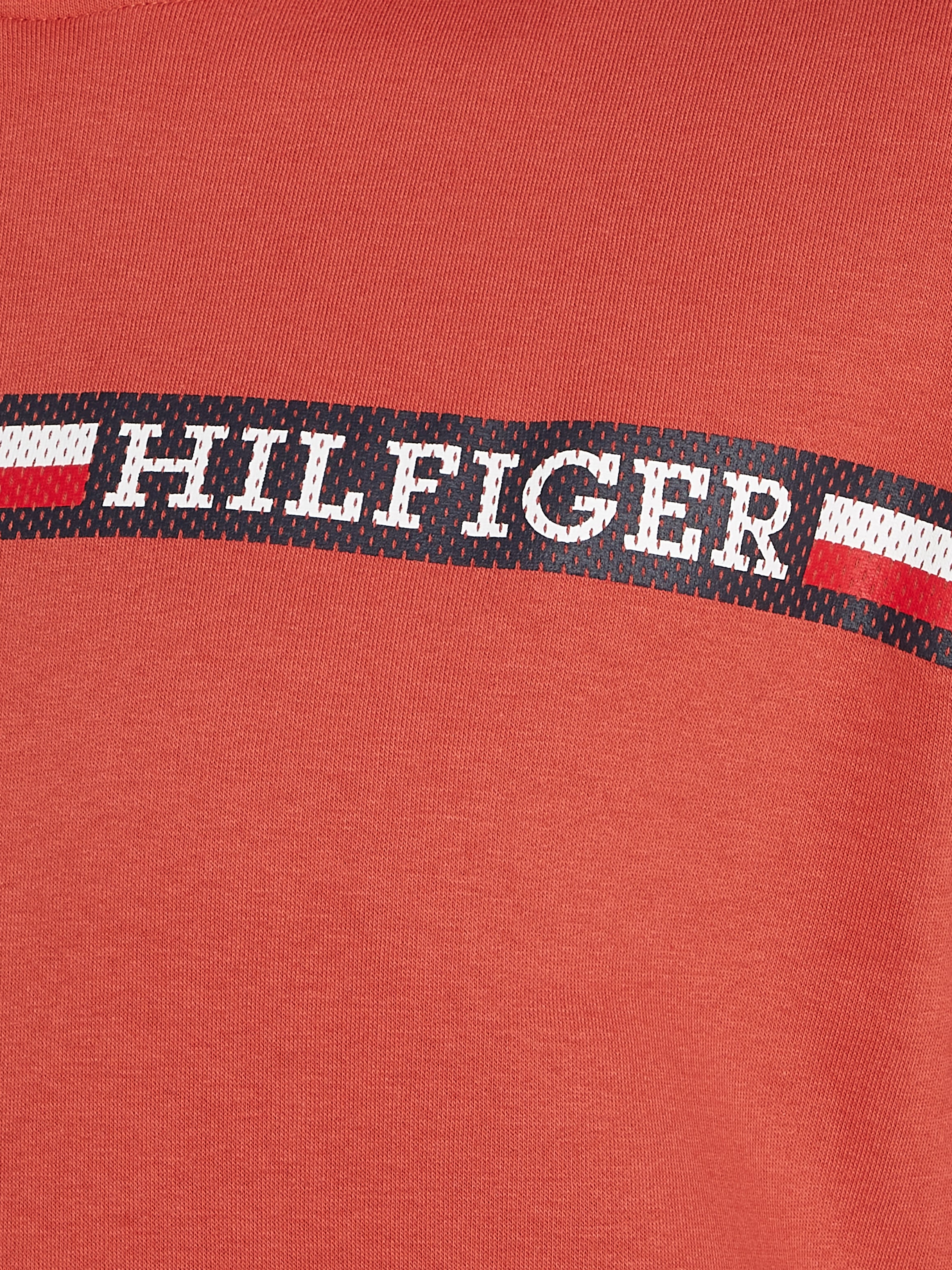 Tommy Hilfiger Big & Tall Kapuzensweatshirt »BT-CHEST STRIPE HOODY-B«, Große Größen mit Logoprägung