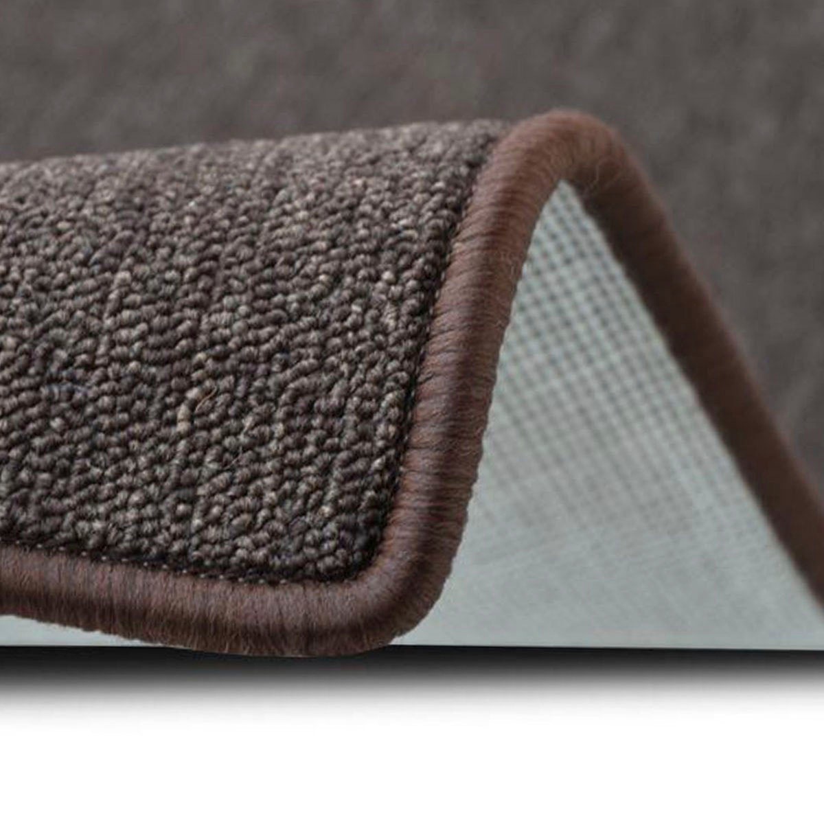 Teppich OTTO HOME "Blackburn", braun (dunkelbraun), B:67cm H:4mm L:350cm, Kunstfaser, Teppiche, Teppich 3