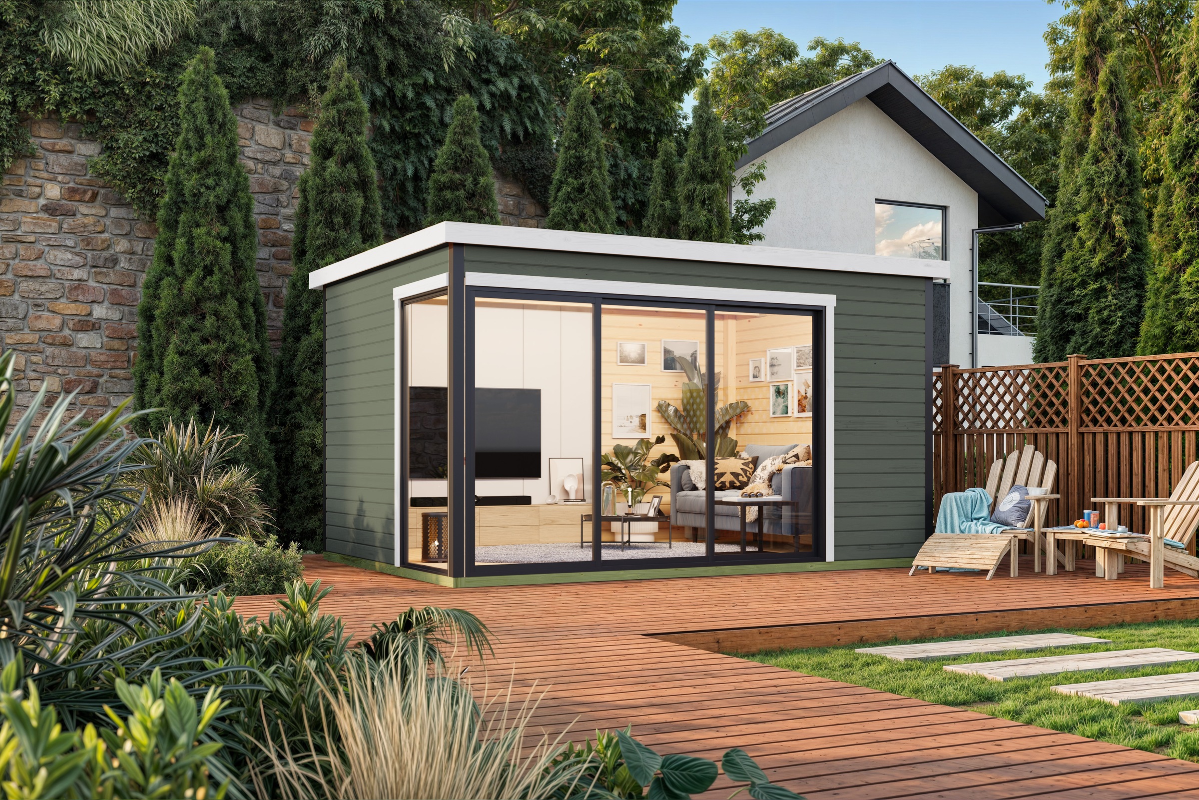 Nordic Holz Gartenhaus "AUSTIN 6" günstig online kaufen