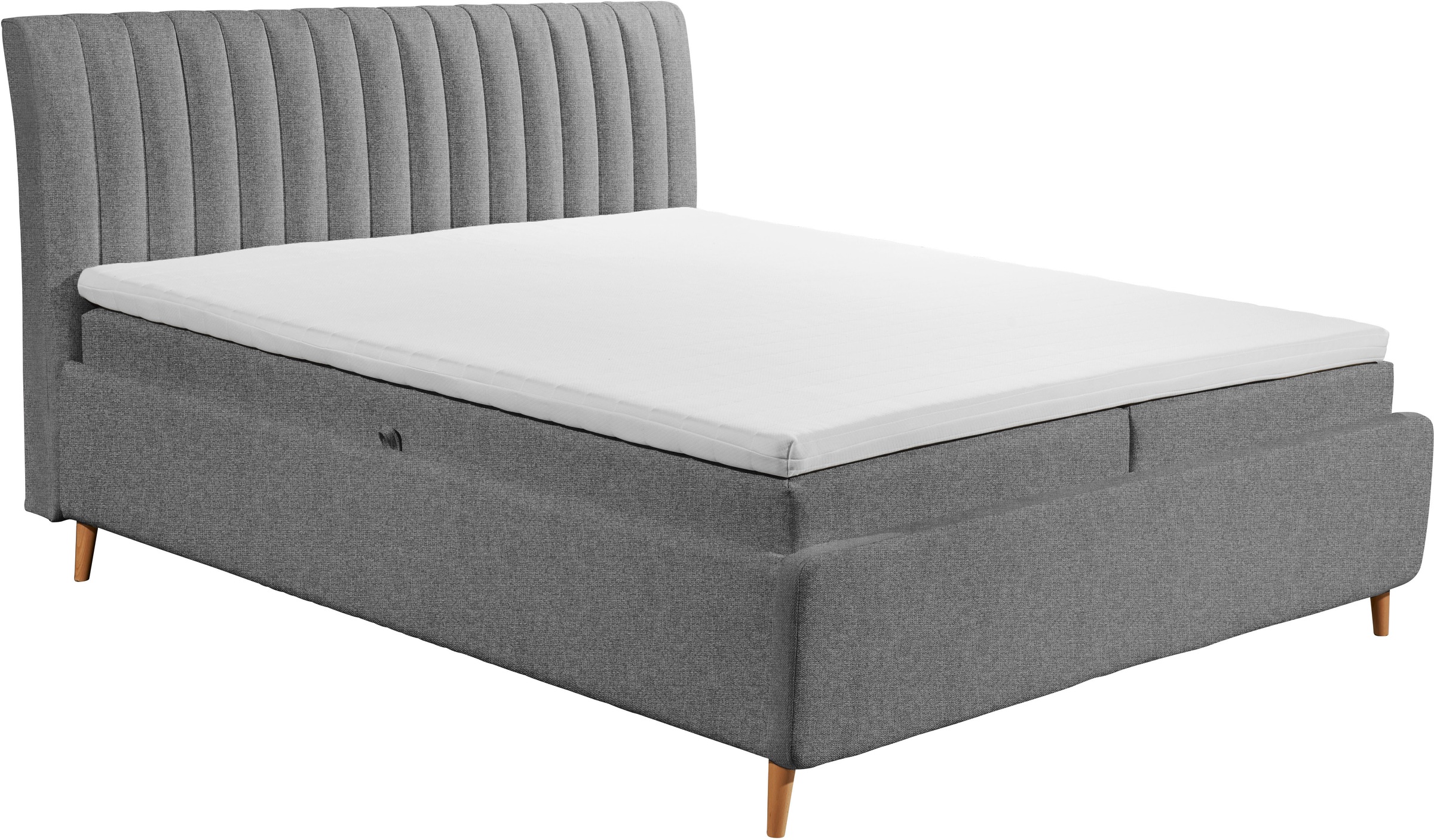 ED EXCITING DESIGN Boxbett »Akron«, mit Bettkasten, erhältlich in verschiedenen Breiten & Farben