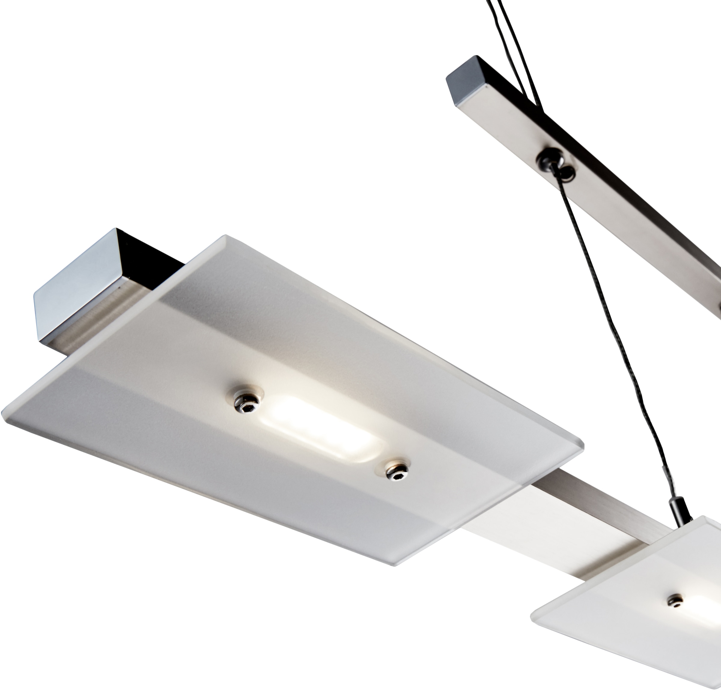 B.K.Licht LED »Aries«, Esszimmer Deckenleuchte, 4 Pendelleuchte BAUR 1600lm, Pendelleuchte, flammig-flammig, inkl. | 18W Hänge-Lampe