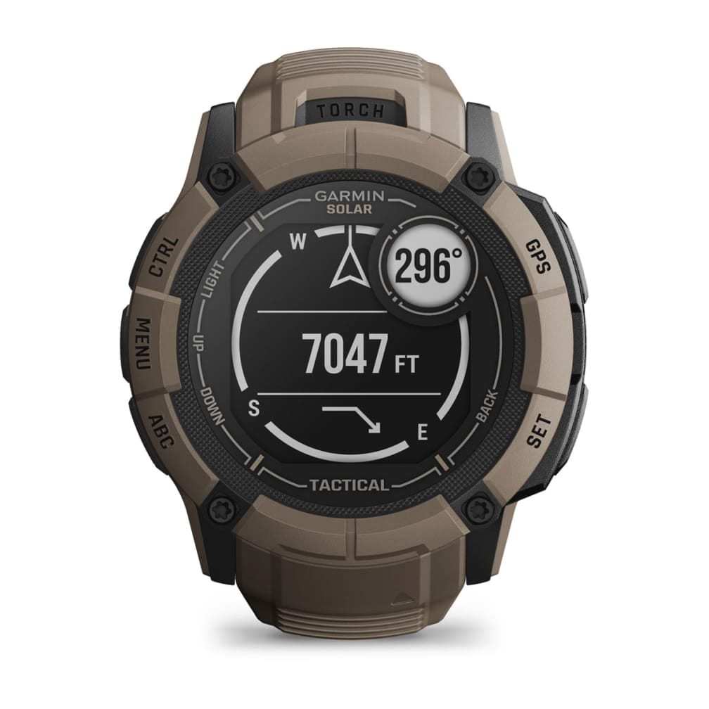 Garmin Smartwatch »Instinct 2X Solar Tactical Edition«, (Proprietär)