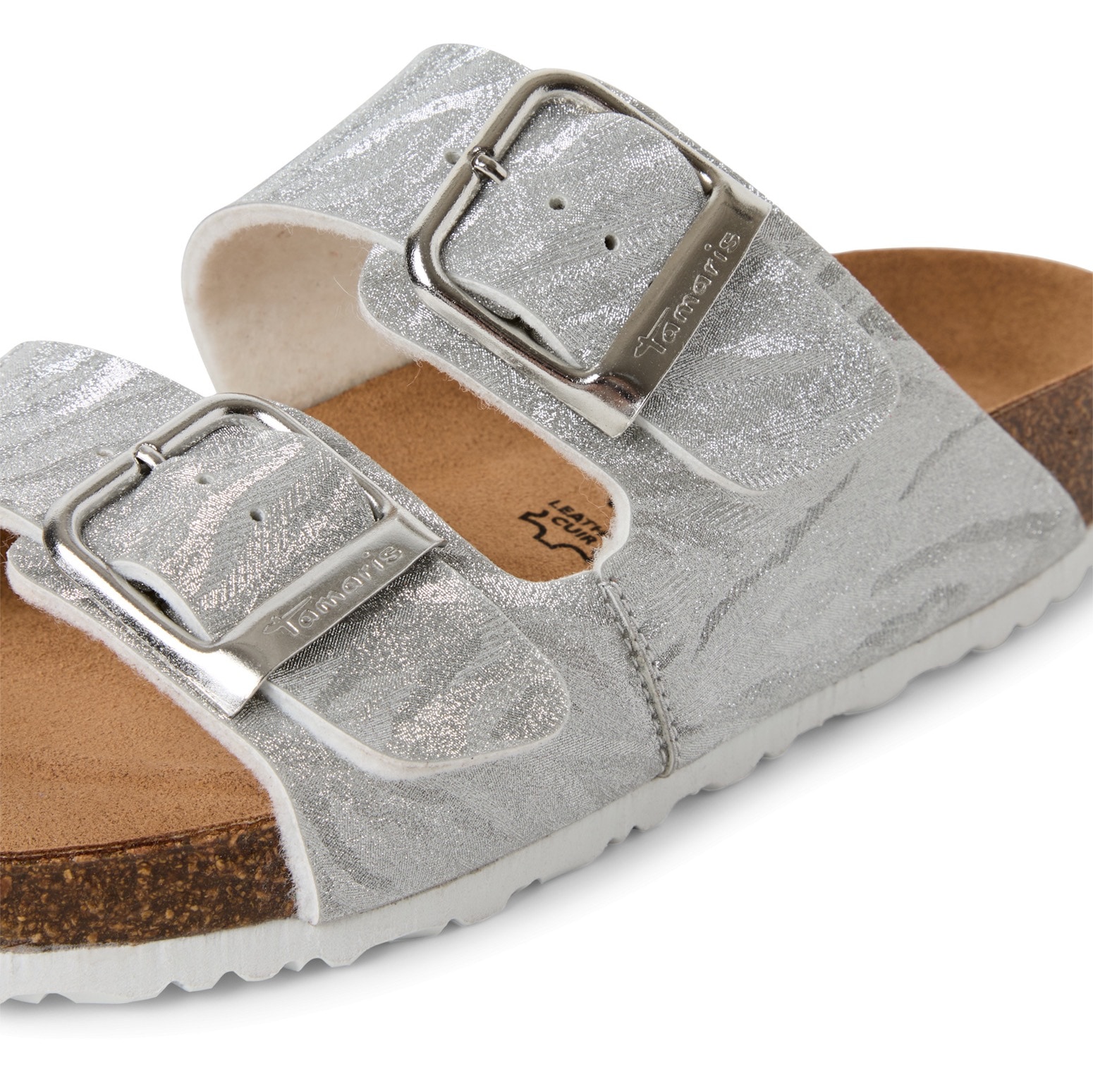 Tamaris Pantolette, Sommerschuh, Schlappen mit gepolstertem Fußbett
