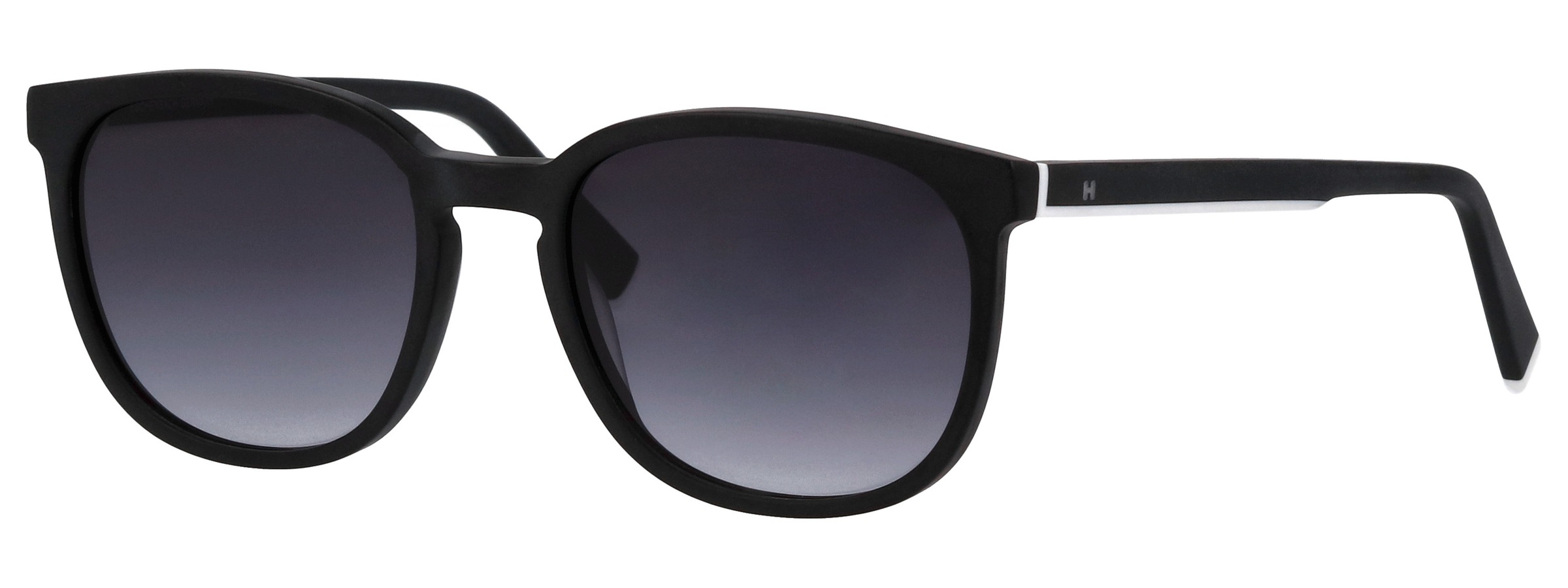 Sonnenbrille HUMPHREY´S EYEWEAR "HUMPHREY´S eyewear Sonnenbrille", Herren, schwarz (schwarz, weiß matt), Sonnenbrillen Sonnenbrille