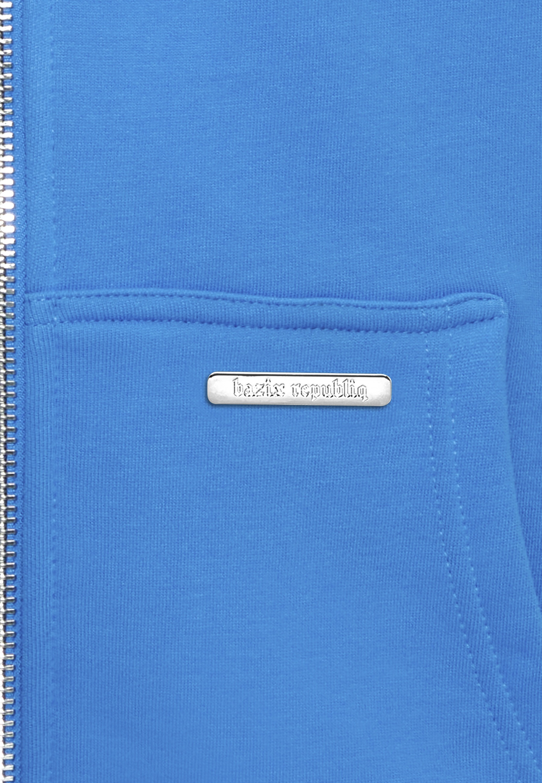 Dropsize Kapuzenpullover »Dropsize Herren Bazix Republiq Super Heavy Blank Zip-Hoodie« 1