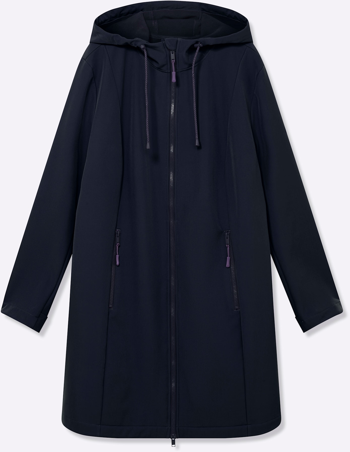 Sheego Softshelljacke, mit Kapuze