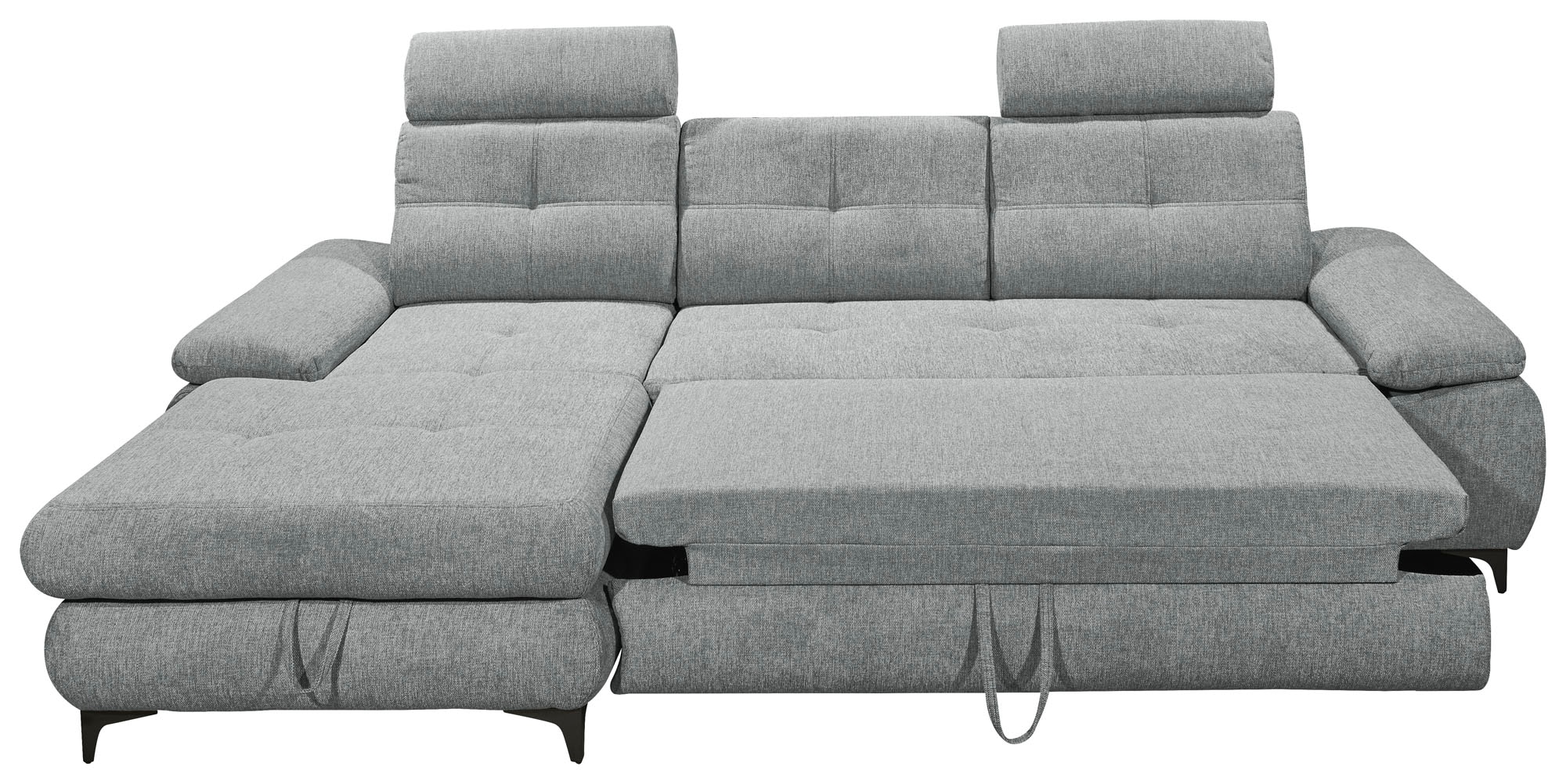 ED EXCITING DESIGN Ecksofa »Altona L-Form«, (2 St.), mit Bettfunktion, Bettkasten, Armteilverstellung & Kopfstützen