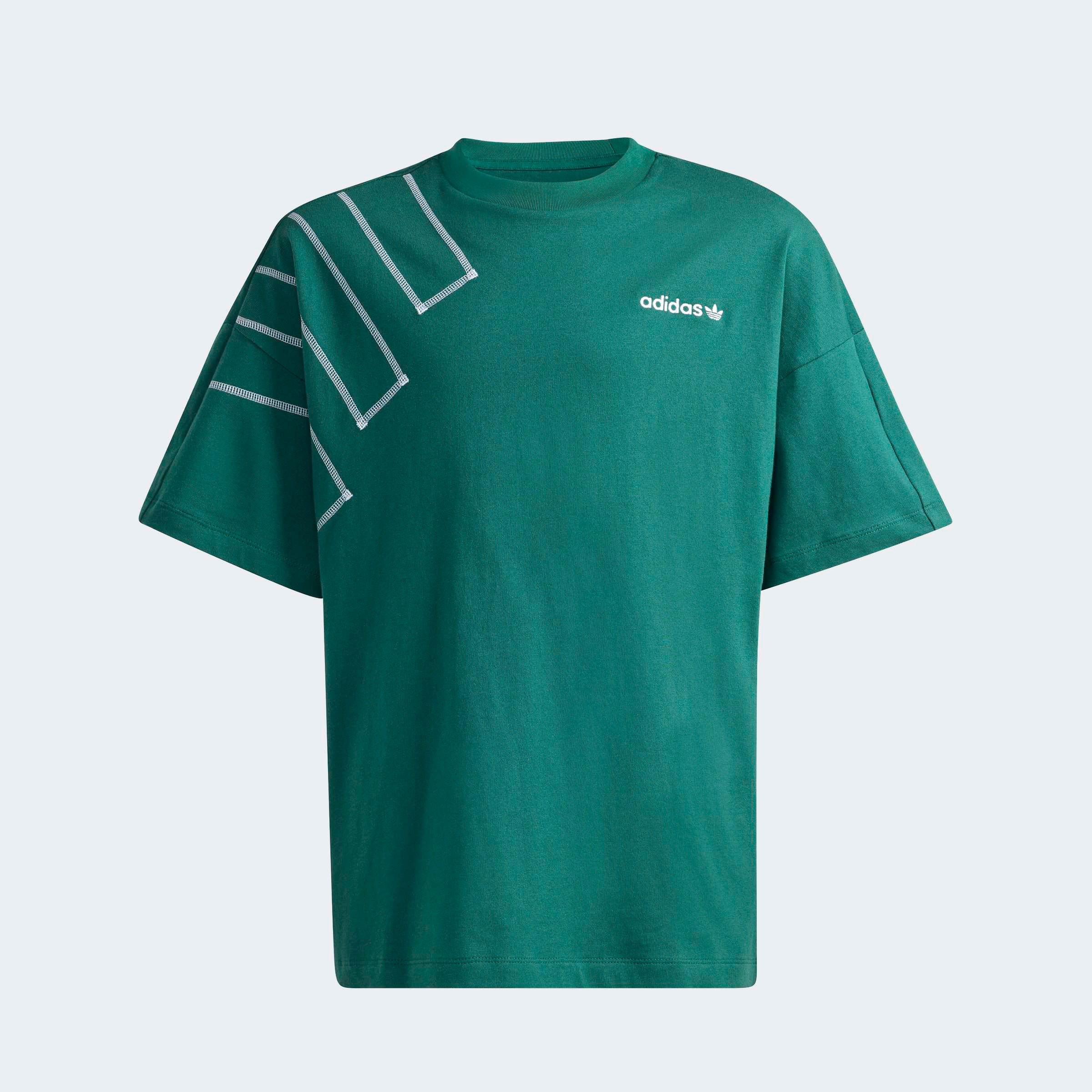 adidas Originals T-Shirt »LOOSE BLOCKED« für Kinder, mit Rundhalsausschnitt, ohne Verschluss, aus Baumwolle