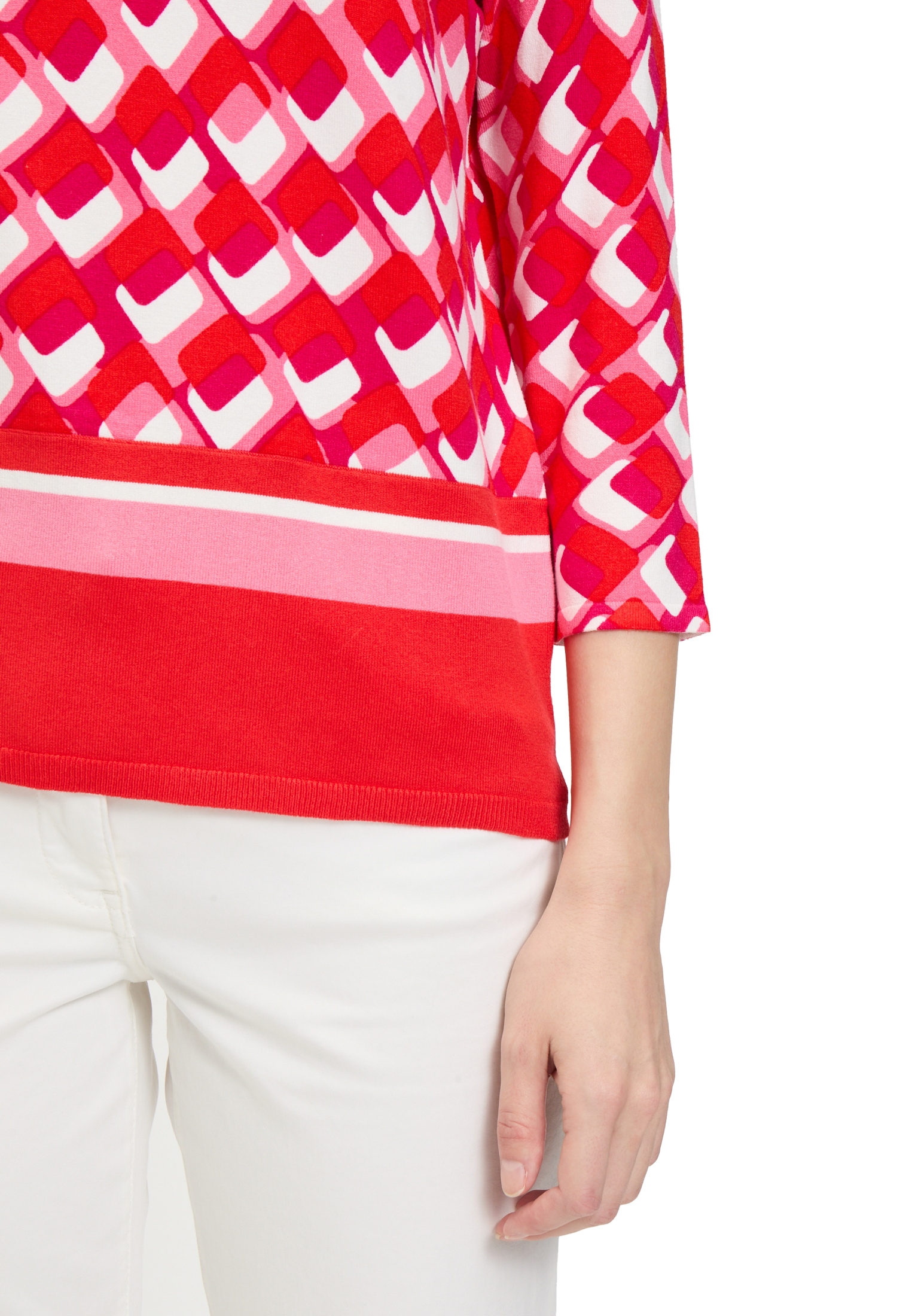 Betty Barclay Strickpullover »Betty Barclay Damen Basic-Strickpullover mit Print«, (1 tlg.), Druck