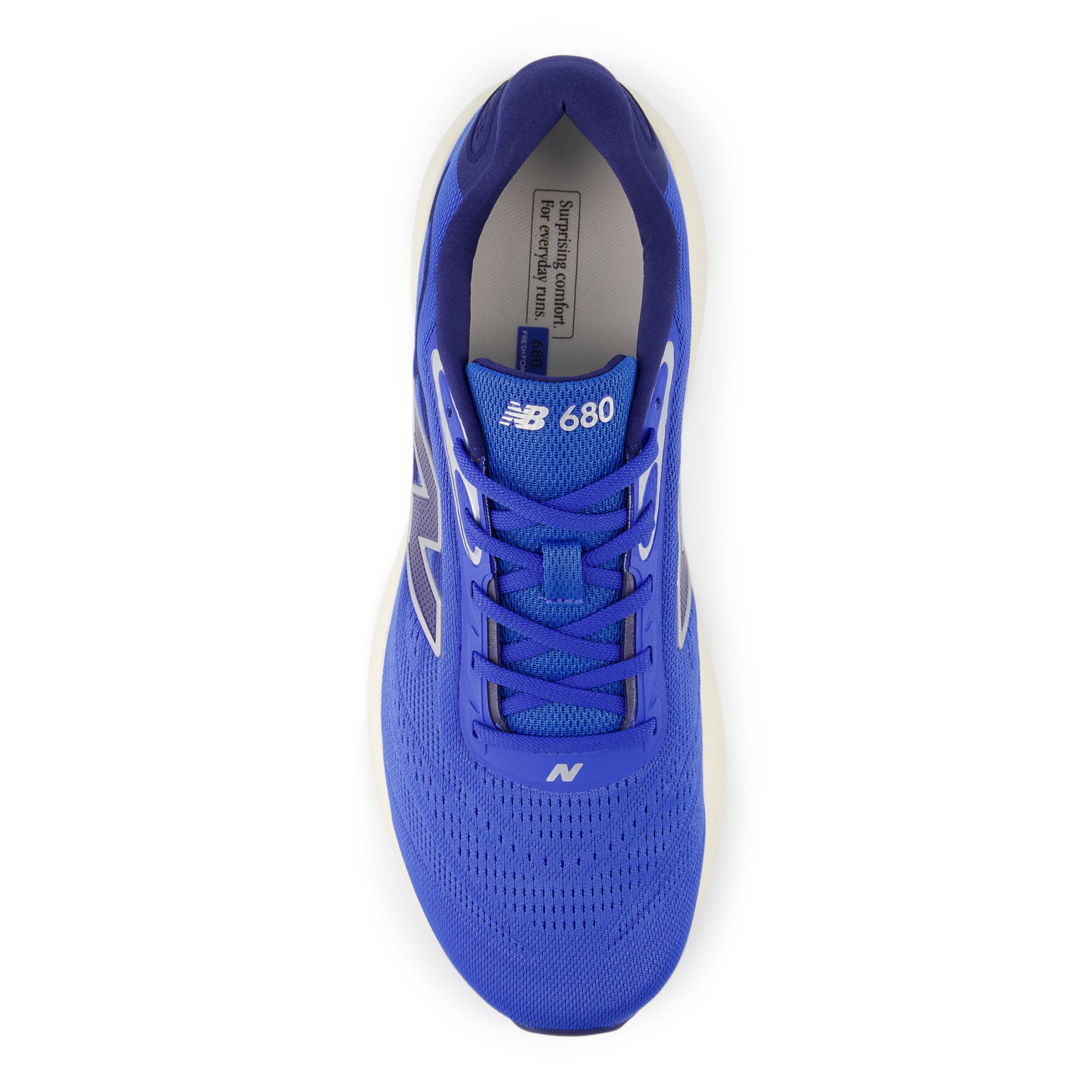 Laufschuh NEW BALANCE "680", Herren, Gr. 43, blau bird, Synthetik, Textil, Schuhe Laufschuh 3