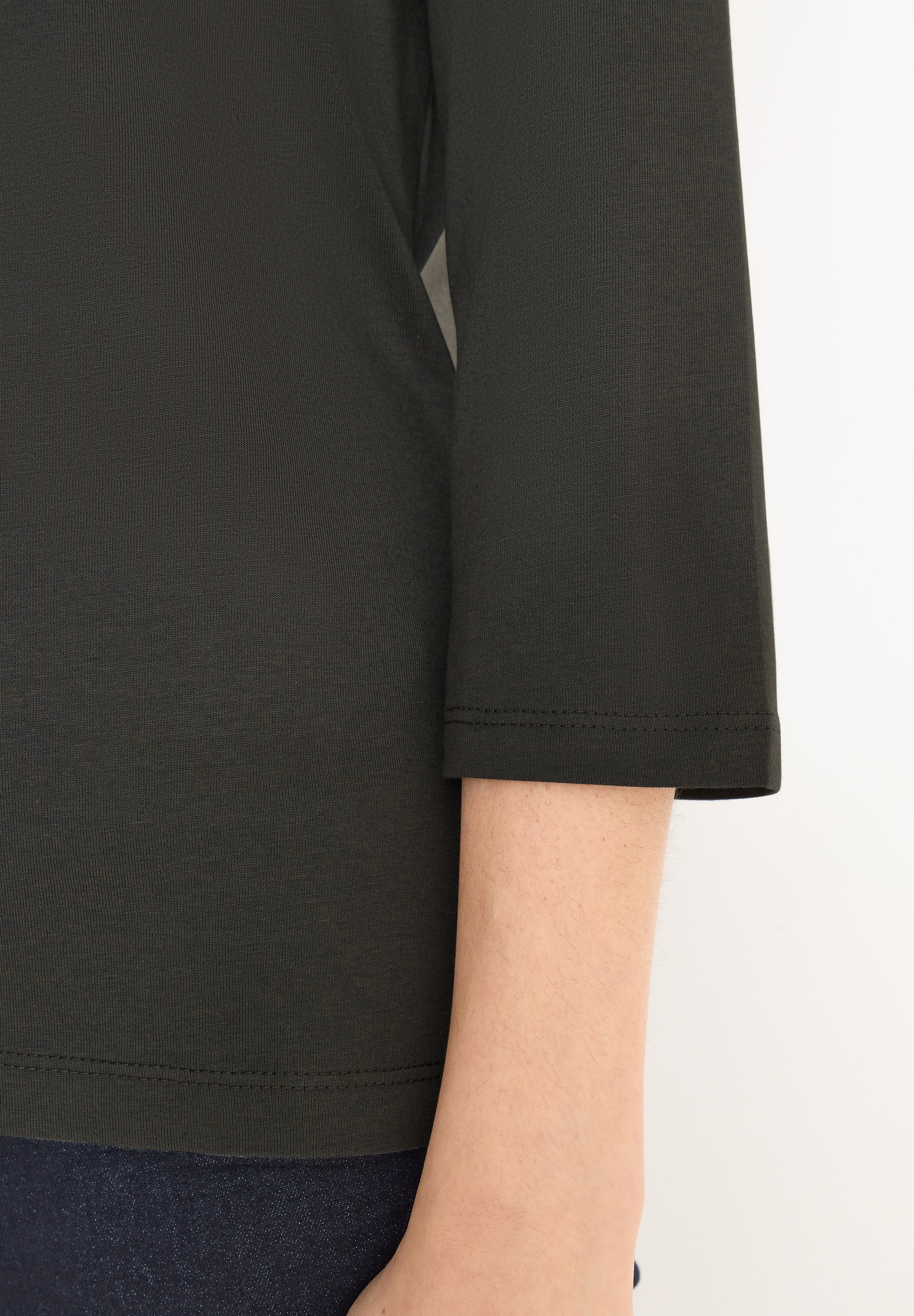 Cecil 3/4-Arm-Shirt »Hotfix« mit Schmucksteinen, Rundhalsform