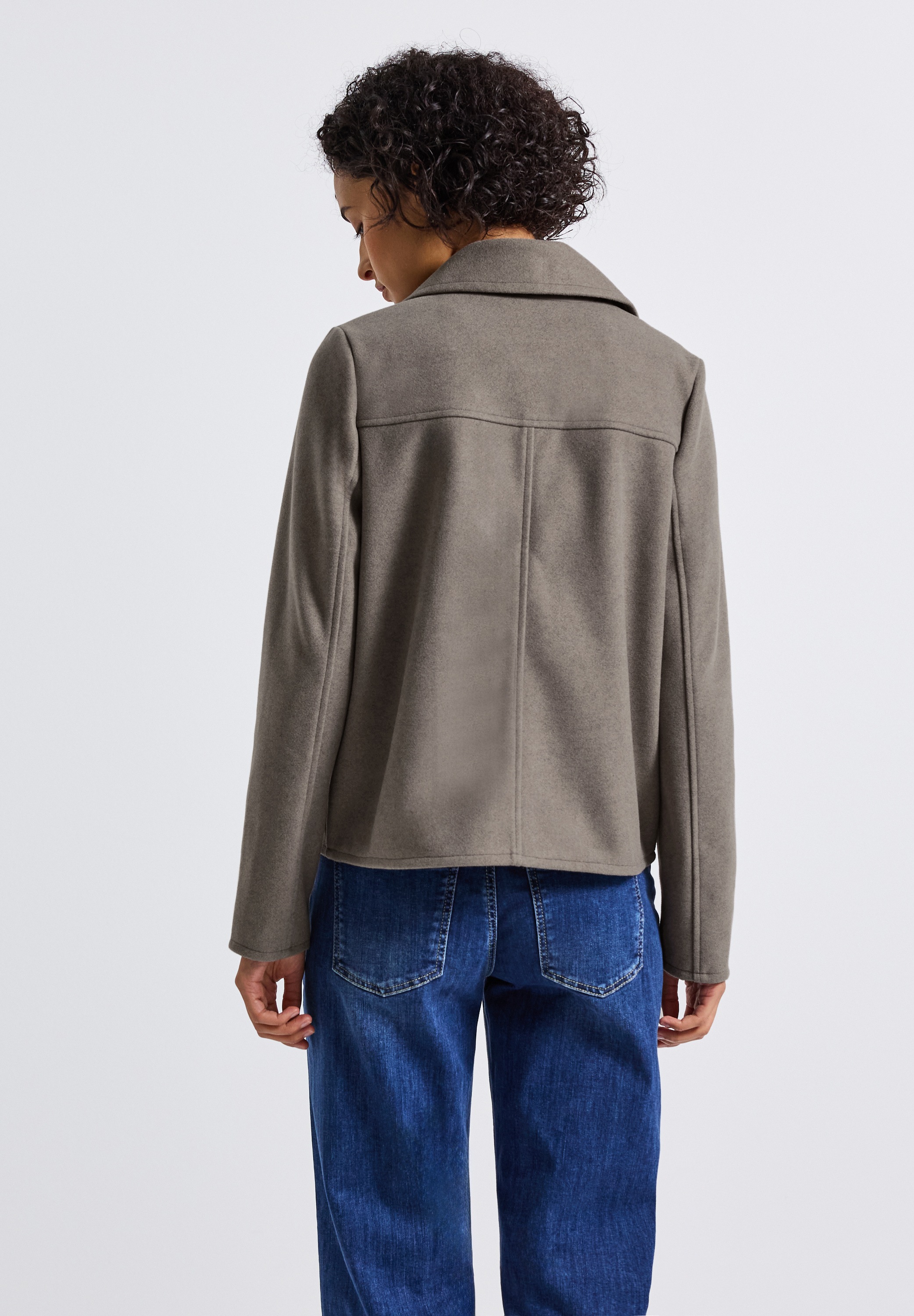 STREET ONE Kurzjacke, ohne Kapuze, mit Reverskragen günstig online kaufen