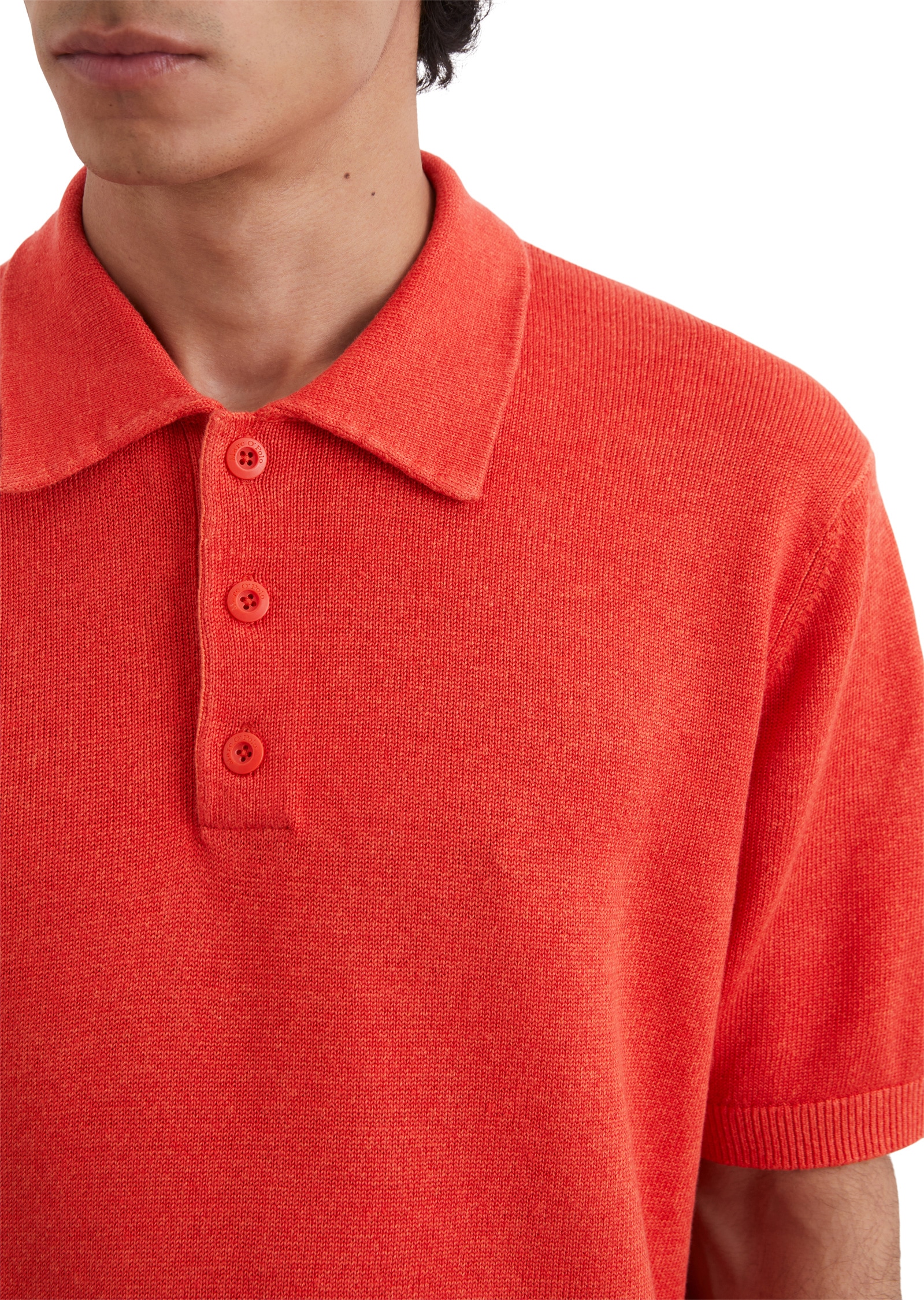Marc O'Polo Strickpullover »aus Leinen-Baumwoll-Mix«