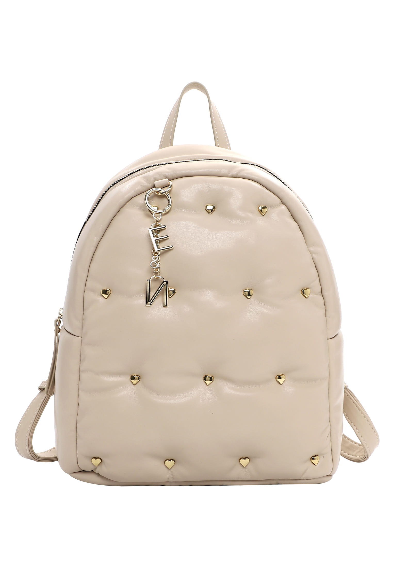 EMILY & NOAH Rucksack "Rucksack E&N Heaven"beige 400, Obermaterial: 60% Polyurethan PU. 40% Polyester PES., Rucksäcke