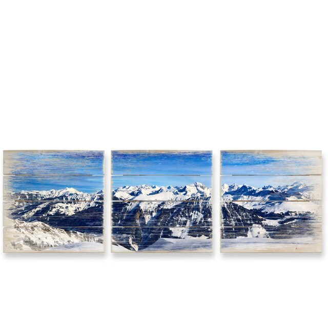 Wall-Art Mehrteilige Bilder »Alpenpanorama Natur Collage«, (Set, 3 St.)  kaufen | BAUR