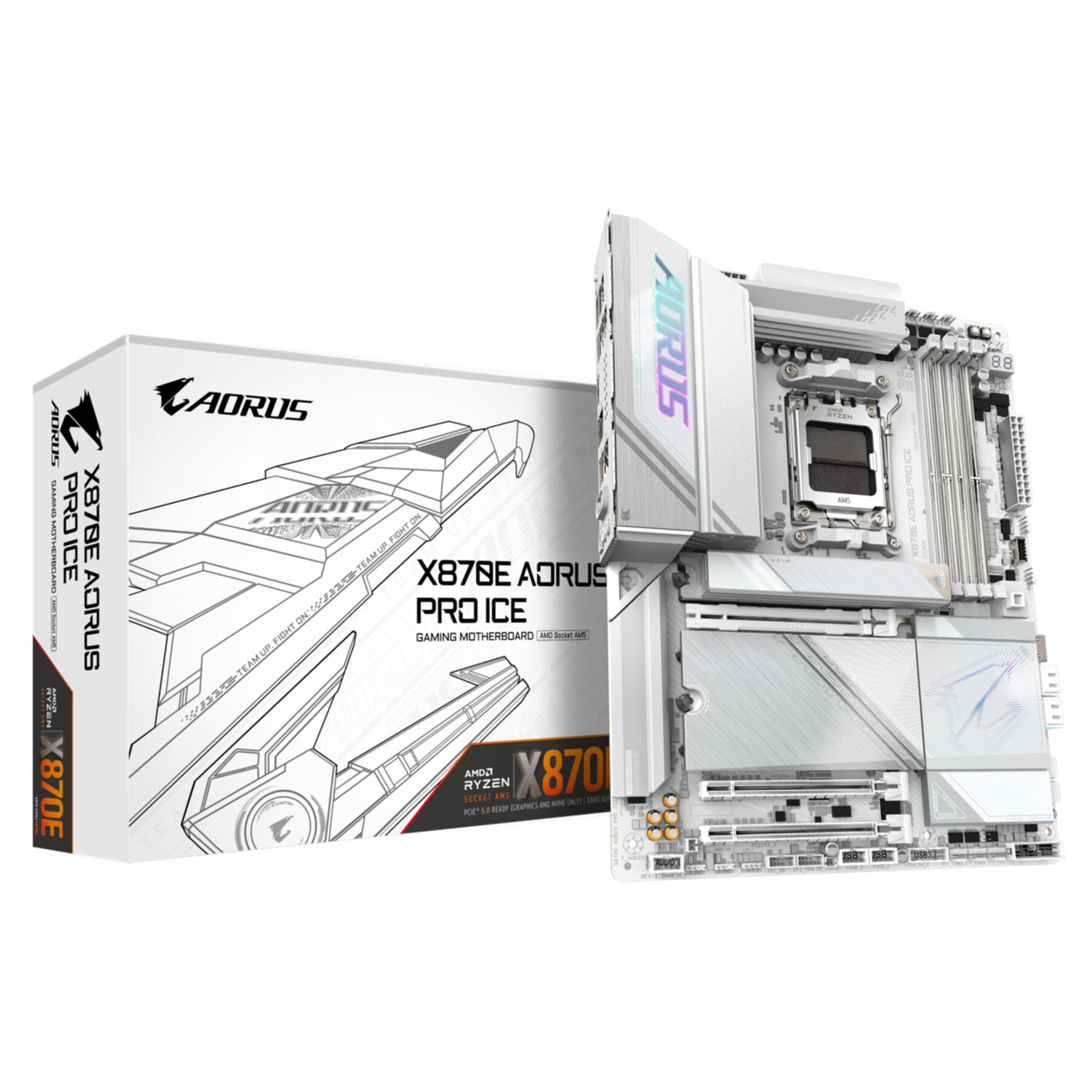 Gigabyte Mainboard »X870E AORUS PRO ICE-Mainboa...