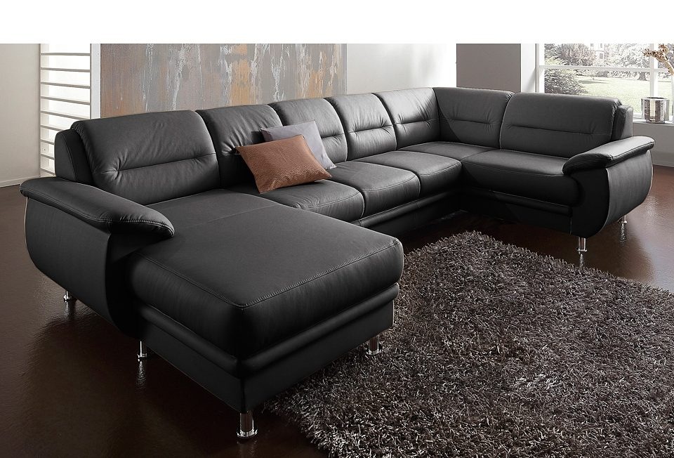 sit&more Wohnlandschaft "Mailand U-Form, B: 312 cm" optional Bettfunktion günstig online kaufen