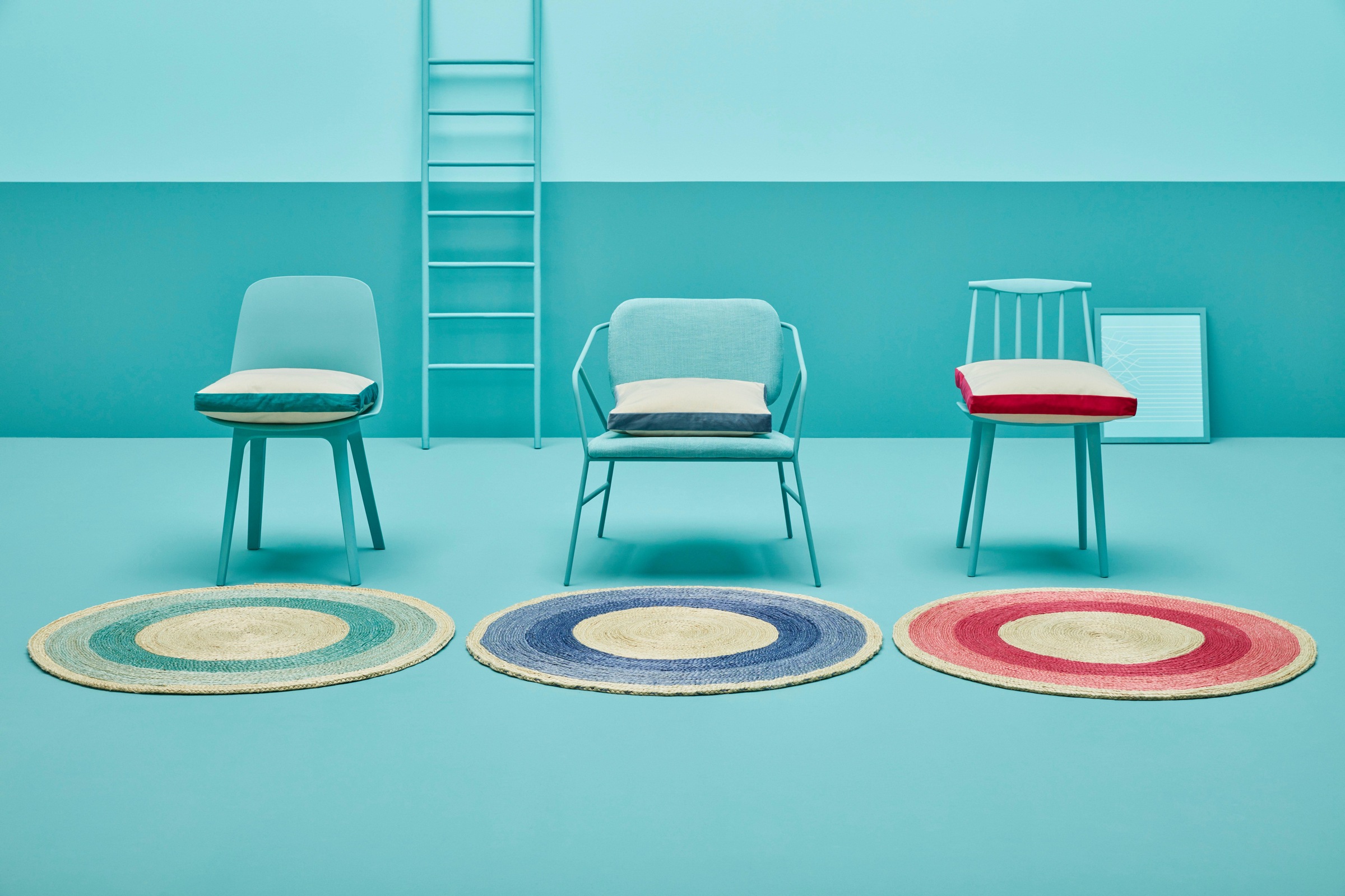 Esprit Teppich »Beach House«, rund, 8 mm Höhe, Wohnzimmer