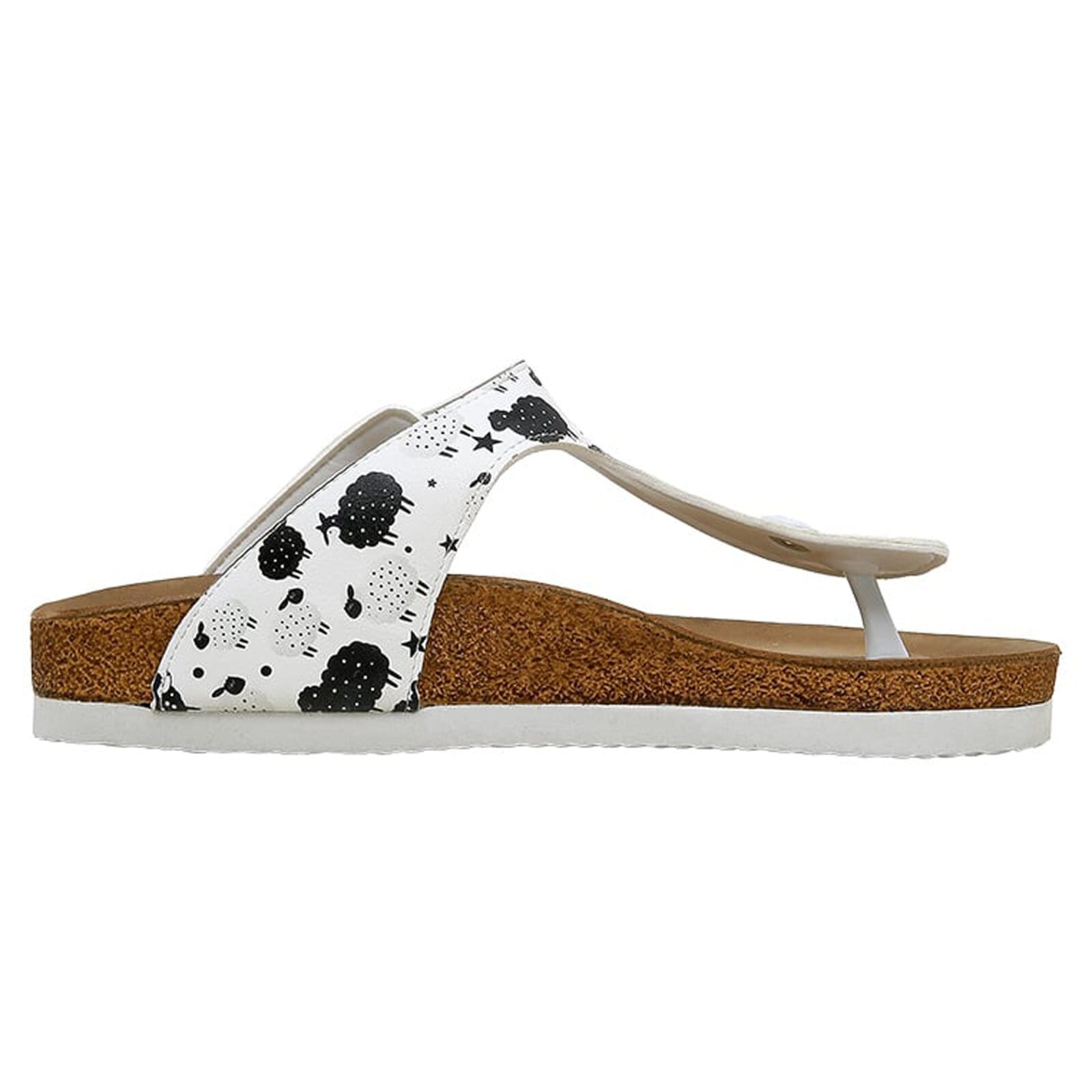 DOGO Zehentrenner »Lila Count Sheeps Damen Sandalen/ Sandaletten / Female«, Vegan