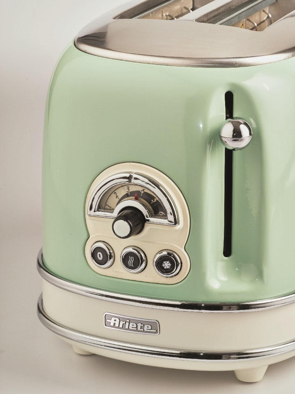 Ariete Toaster "Vintage" 2 kurze Schlitze für 2 Scheiben 810 W günstig online kaufen