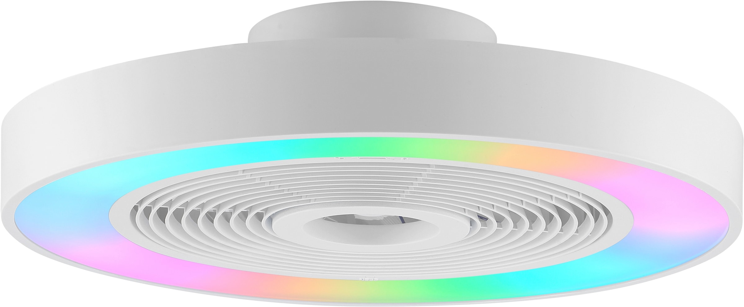 Brilliant LED Deckenleuchte »Catania« LED-Modul 1 Stk. warmweiß - kaltweiß Ventilator LED-Leuchte, Ø49 cm, 4700 lm, 2700-6500 K, IC-RGB, dimmbar