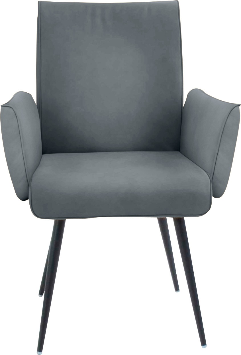 K+W Komfort & Wohnen Armlehnstuhl "Giacomo I" () 1 Stk.4- Fuß-Armlehnenstuh günstig online kaufen