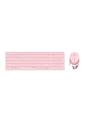 Rapoo Tastatur- ir Maus-Set »9750M Kabellose...