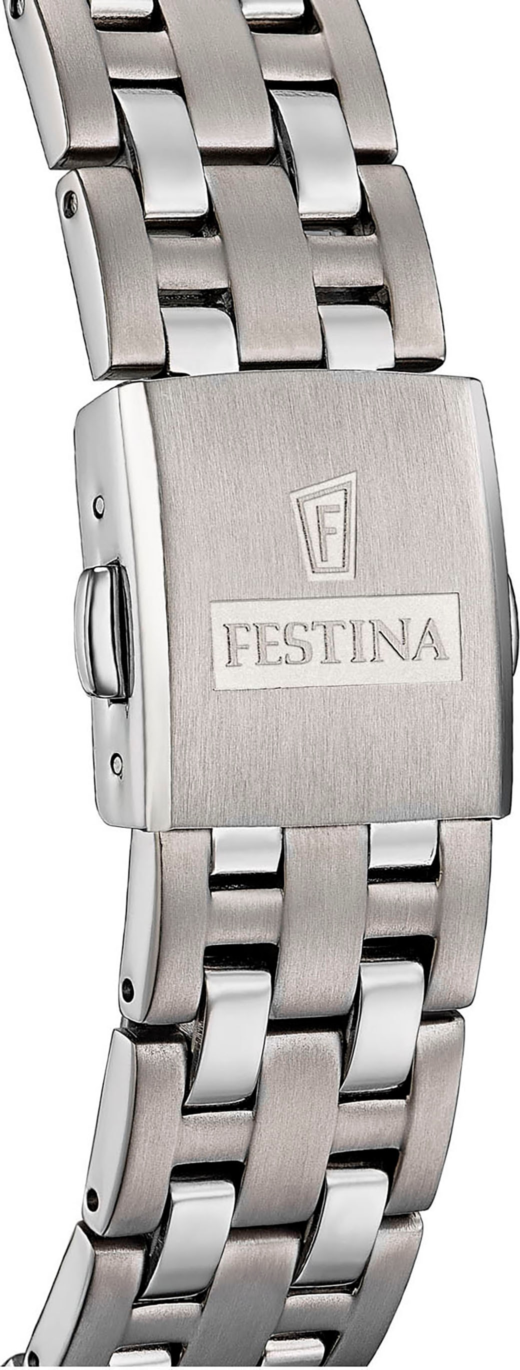 Festina Quarzuhr »Calendario Titanium«, Armbanduhr, Herrenuhr, analog, Tag