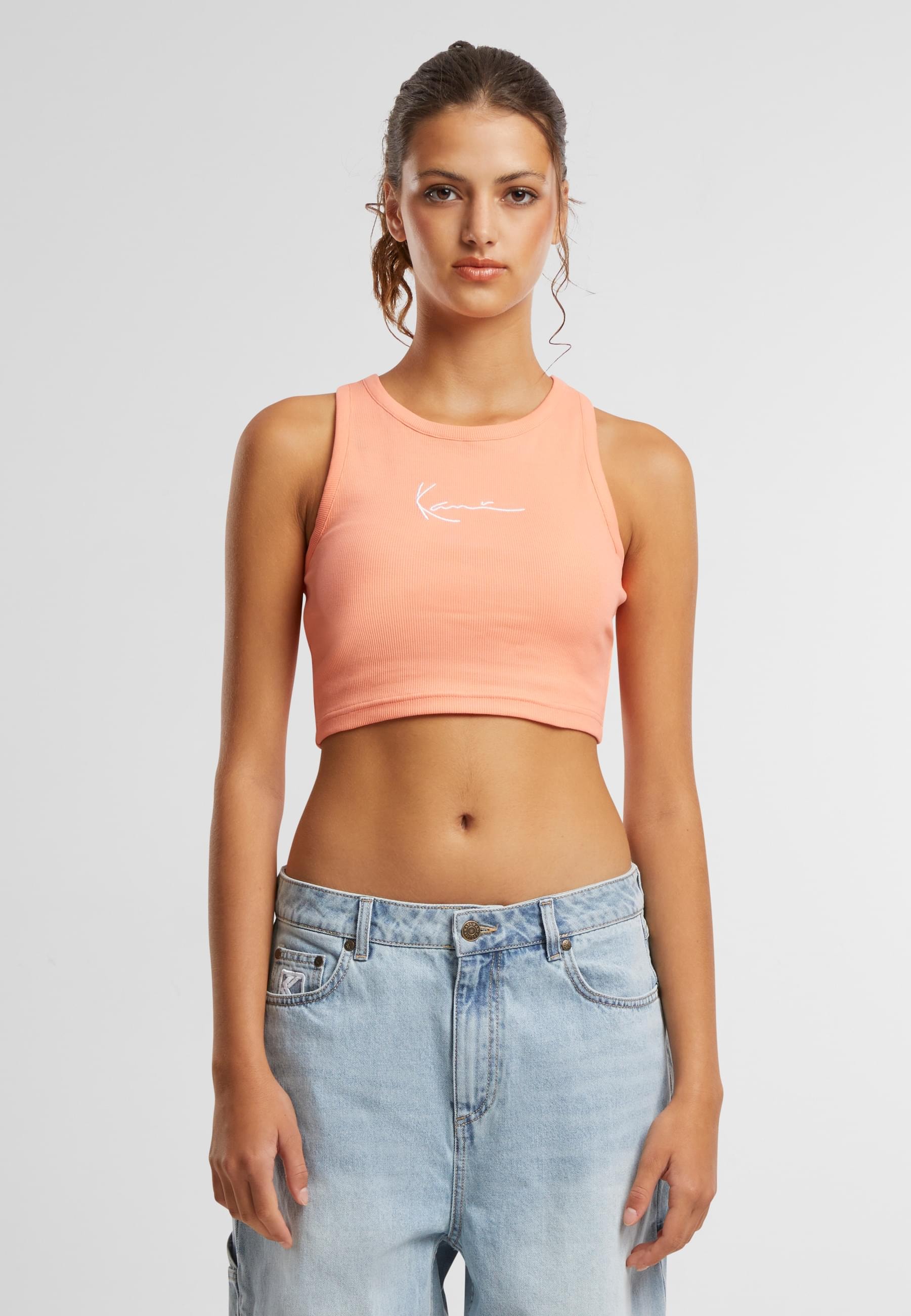 Karl Kani Muskelshirt »Karl Kani Small Signature Essential Racer Rib Top«, (1 tlg.)