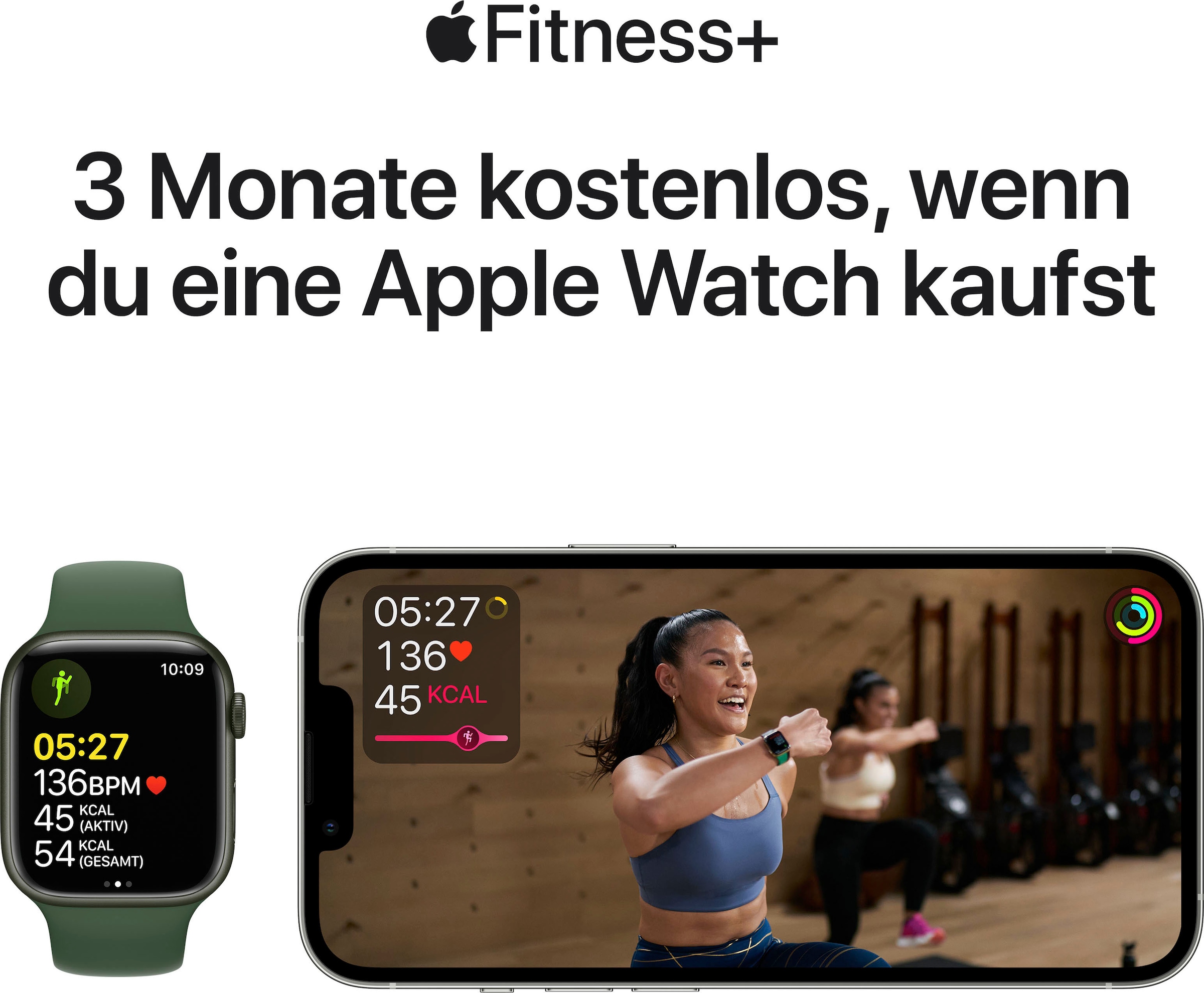 Apple Smartwatch »Watch Series 7 GPS + Cellular, 45mm«, (Watch OS 8)