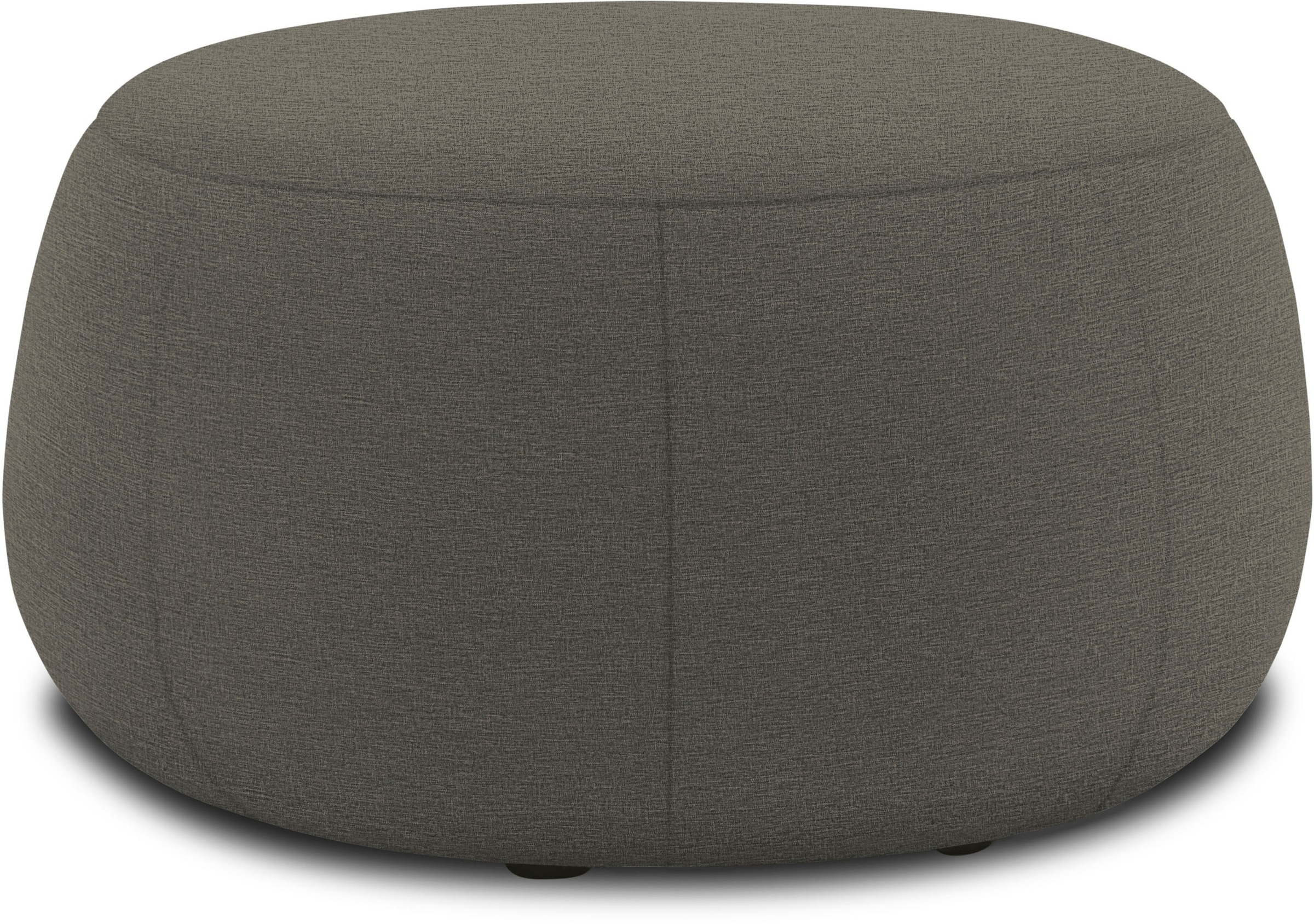 DOMO collection Hocker "800012 elegant und zeitlos, Solitär, bequem, B/T 75/75cm" Hocker rund gepolstert