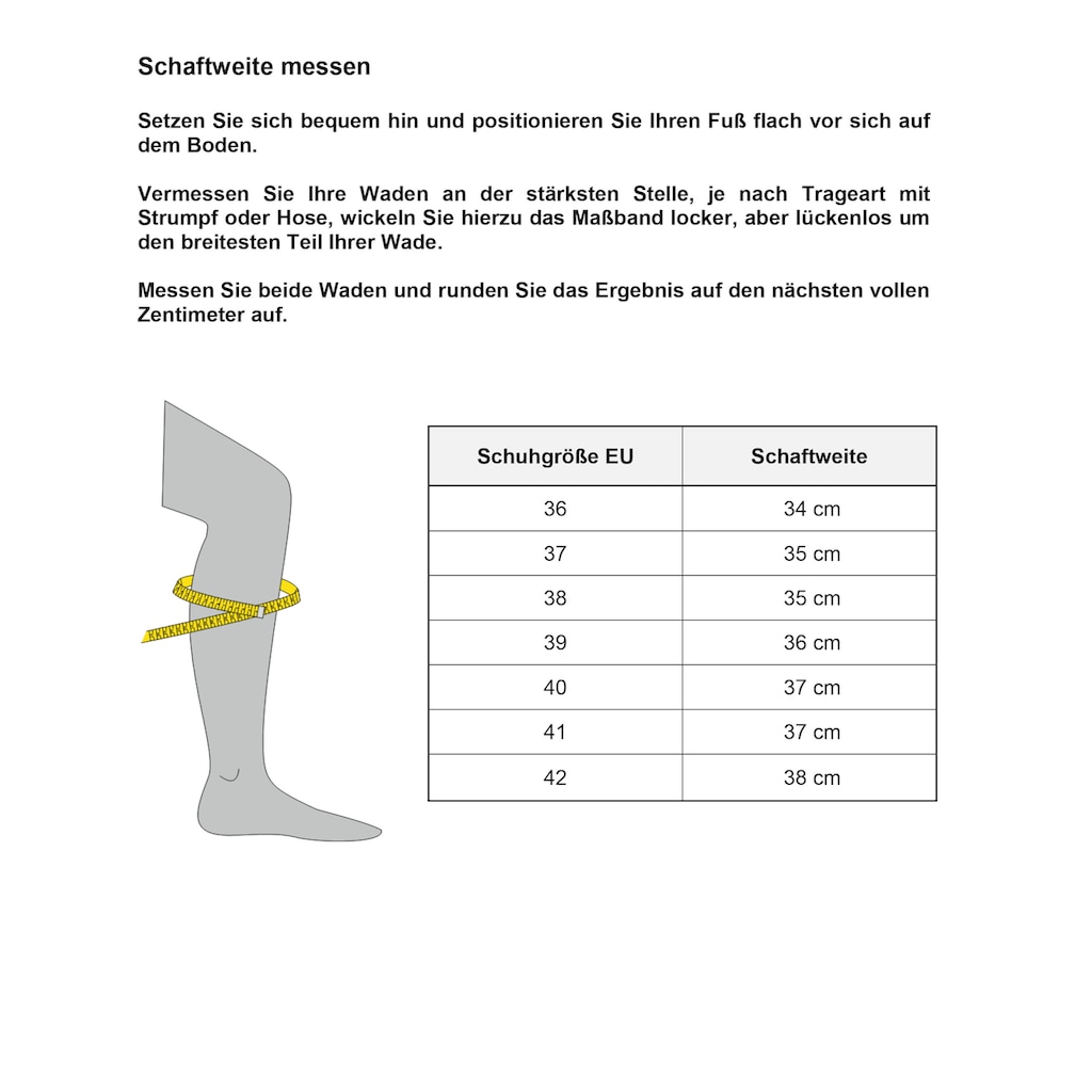 Tamaris Stiefel »Indah«, mit Stretcheinsatz am XS-Schaft