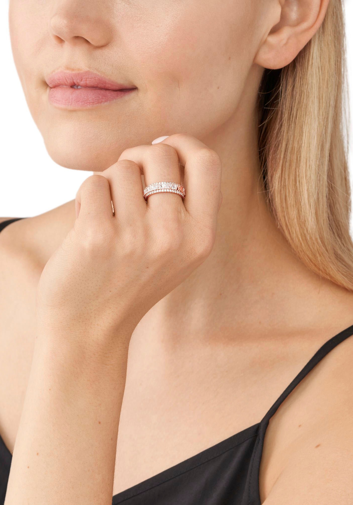 MICHAEL KORS Fingerring »PREMIUM, BRILLANCE, PRECIOUS, MKC1637AN«, mit Zirkonia (synth.)