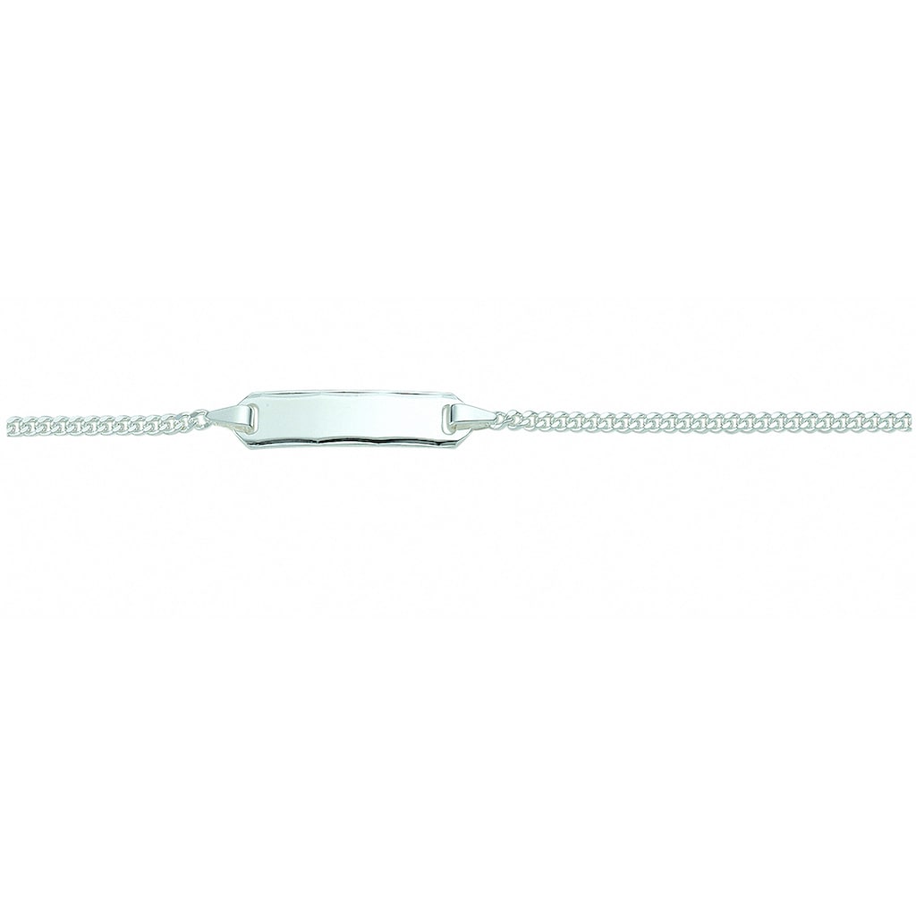 Adelia´s Silberarmband »925 Silber Flach Panzer Armband 14 cm«