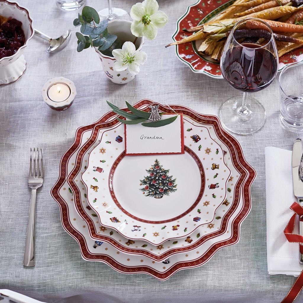 Villeroy & Boch Geschirr-Set »Tafelservice Toy's Delight 12er Set weiß« Mikrowellengeeignet