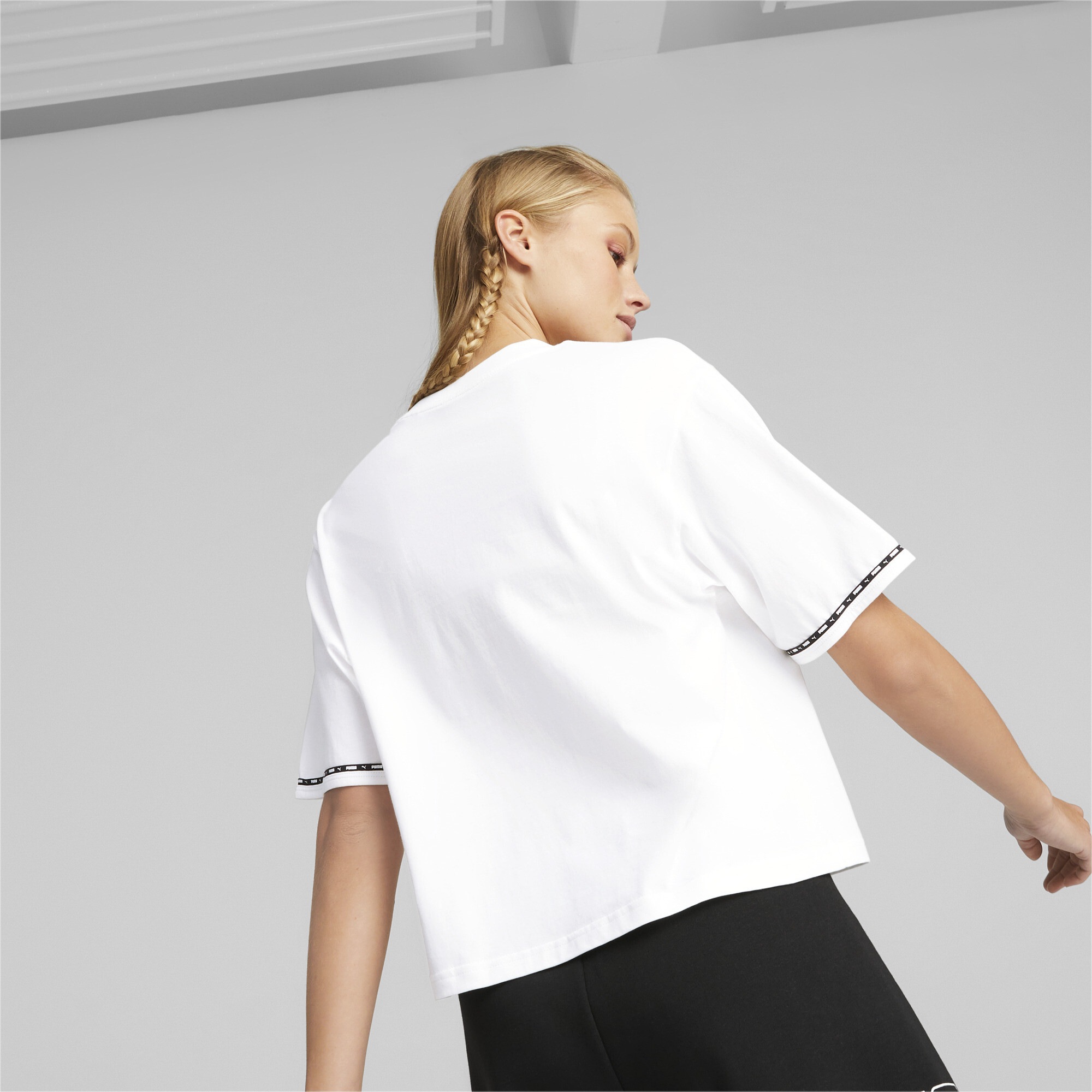 PUMA T-Shirt »PUMA POWER Tape T-Shirt Damen«
