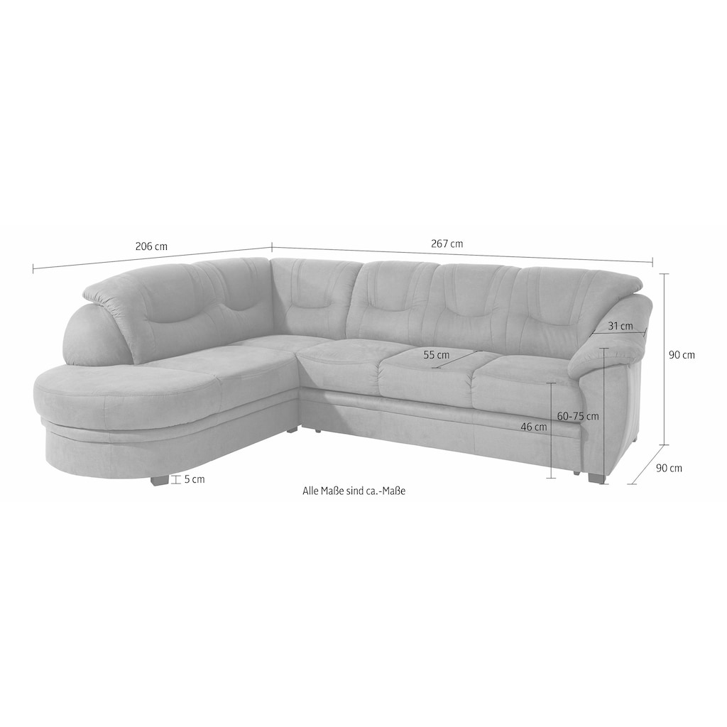 sit&more Ecksofa »Savoni«