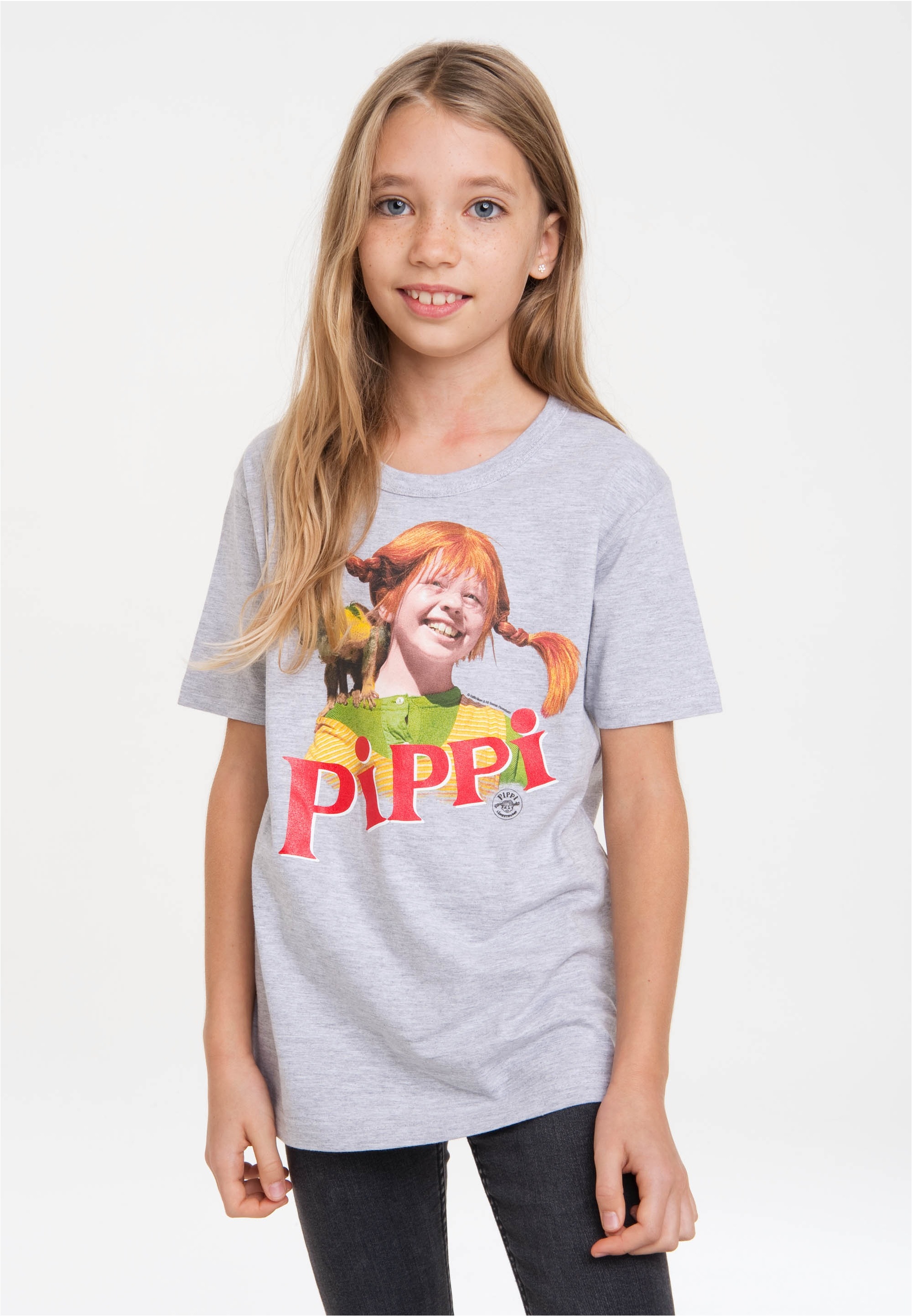 LOGOSHIRT T-Shirt "Langstrumpf & Herr Nilsson" mit lizenziertem Print