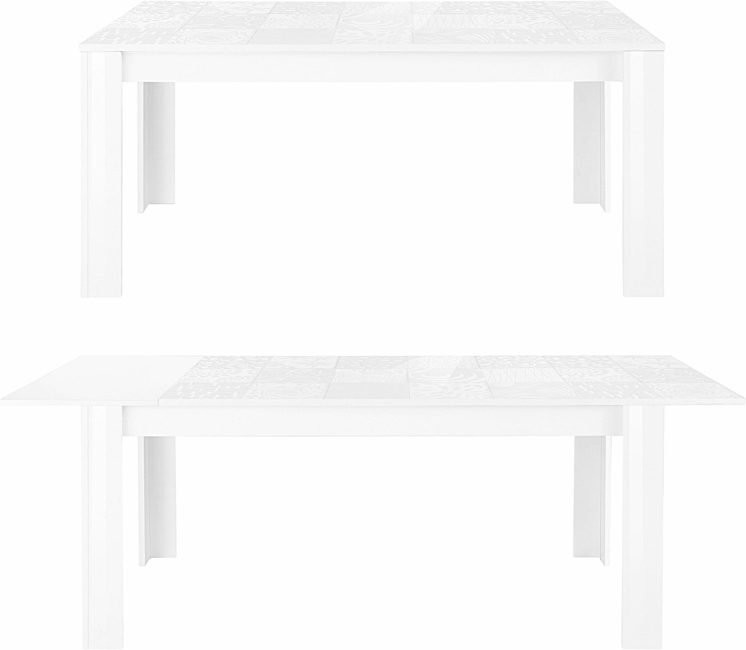 INOSIGN Esstisch »Miro«, Breite 180 cm mit oder ohne Ansteckplatten