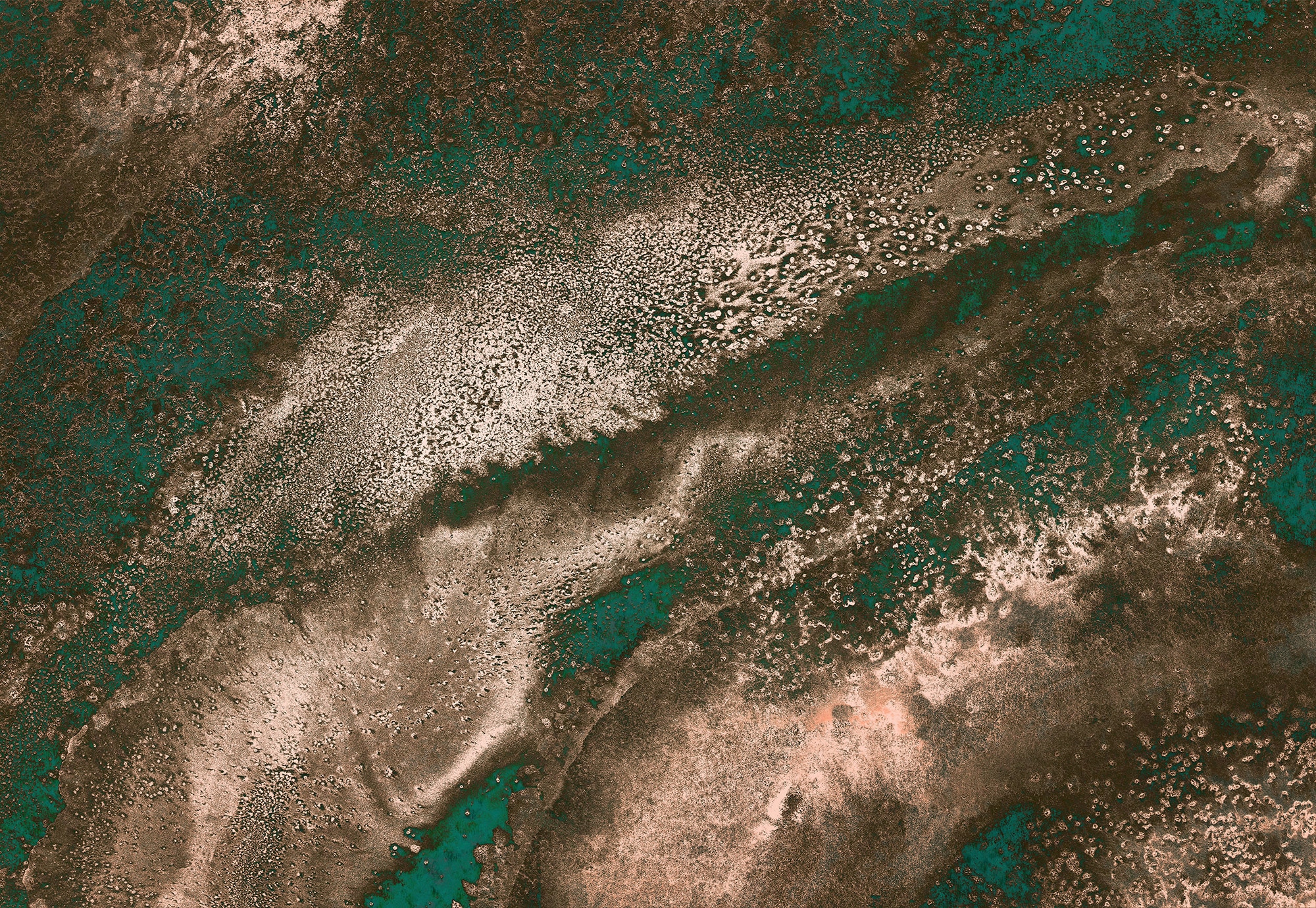 Komar Vliestapete »Molten Copper«, 400x280 cm (Breite x Höhe)